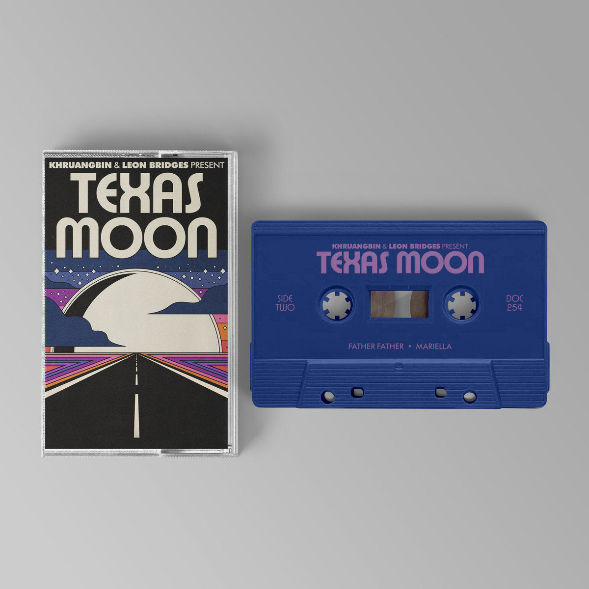 Khruangbin & Leon Bridges "Texas Moon" Cassette (Blue Body)