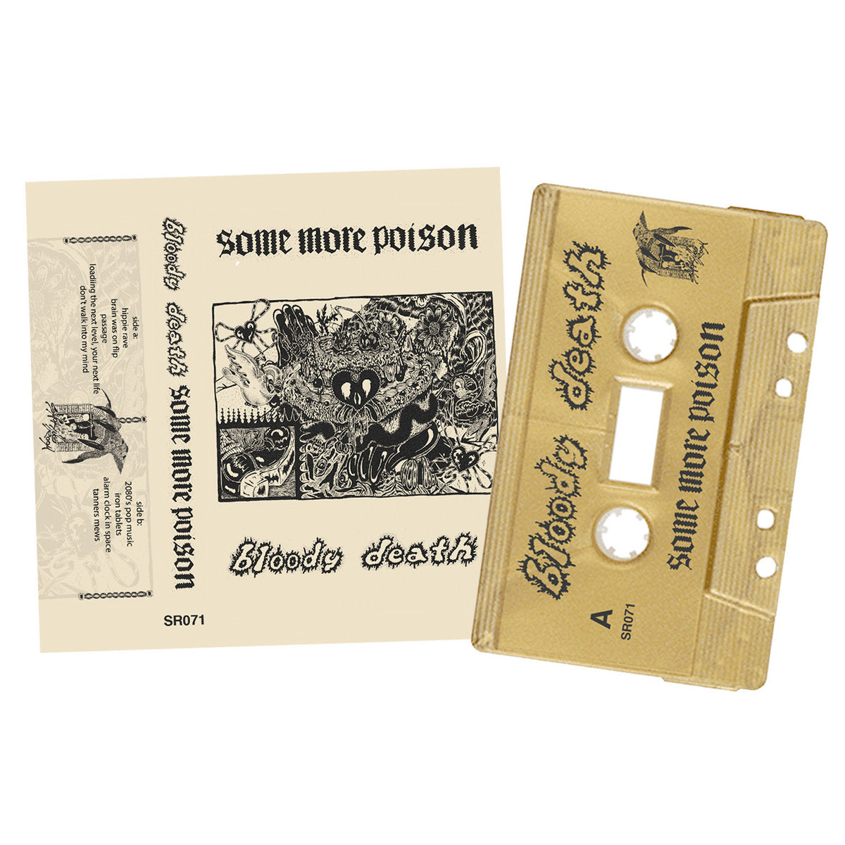 Bloody Death "Some More Poison" Cassette (Gold)