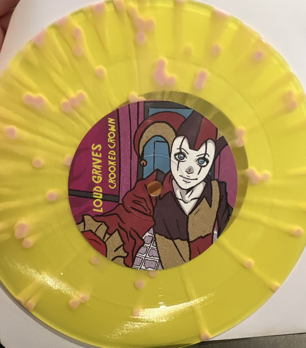 Loud Graves "The FOOL" 7" (yellow vinyl w/ pink splatter)