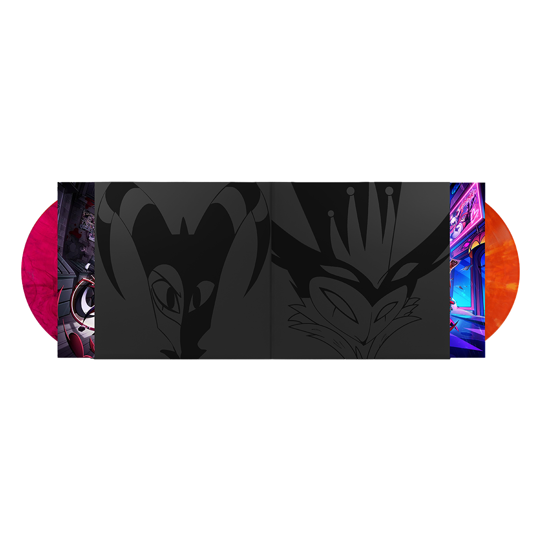 PRE-ORDER: Helluva Boss "Helluva Boss: Season 1 & 2 Special Edition" 2xLP (Magenta Marble & Orange Marble Vinyl)