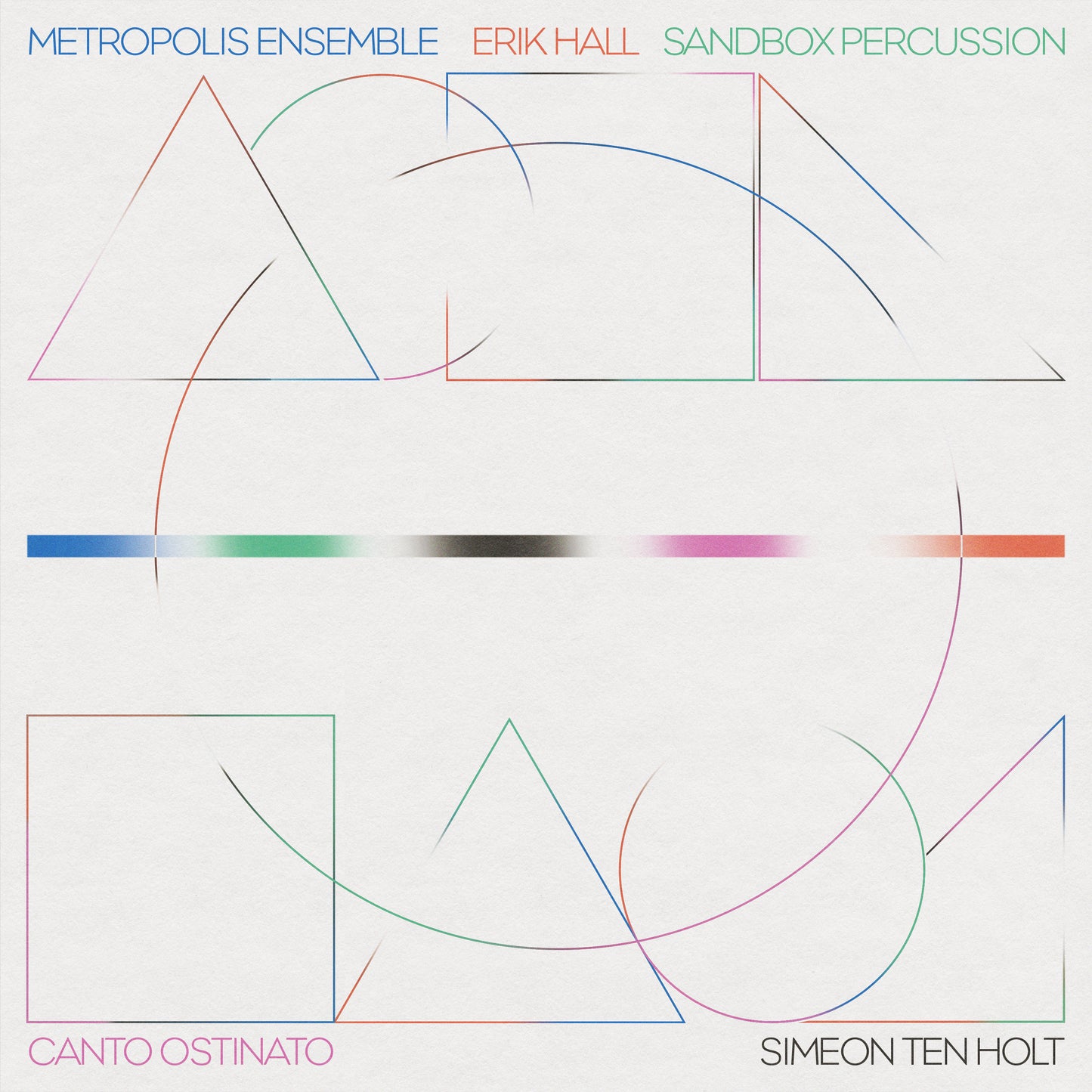 PRE-ORDER: Metropolis Ensemble, Erik Hall, Sandbox Percussion "Canto Ostinato" LP