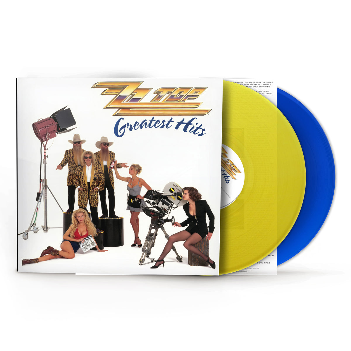 PRE-ORDER: ZZ Top "Greatest Hits" 2xLP (Rocktober 2026 Brick & Mortar Exclusive Yellow/Blue Vinyl)