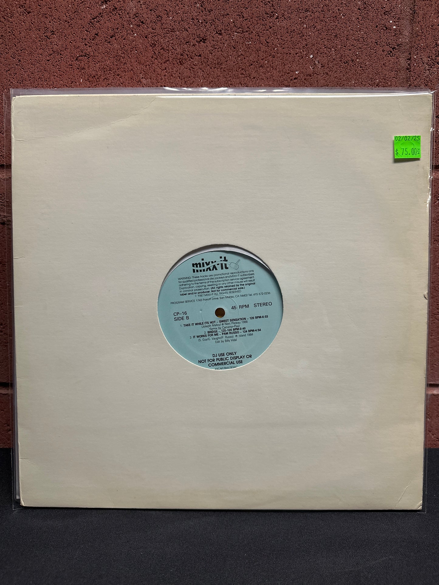 Used Vinyl: V/A - "Mixx-It Vol. 16" 12" (Promo)