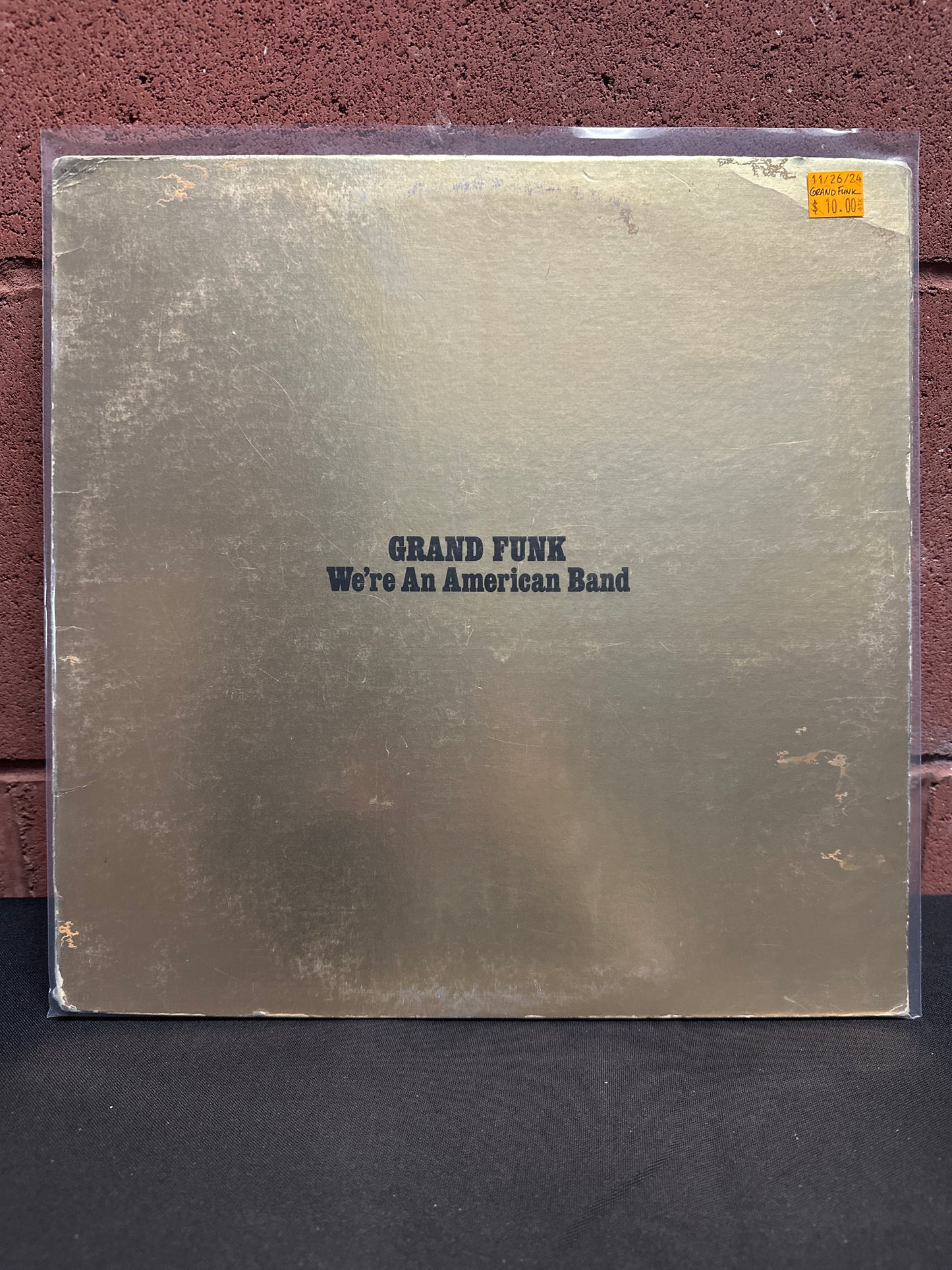 Used Vinyl: Grand Funk Railroad "We're An American Band" LP (Yellow vinyl)