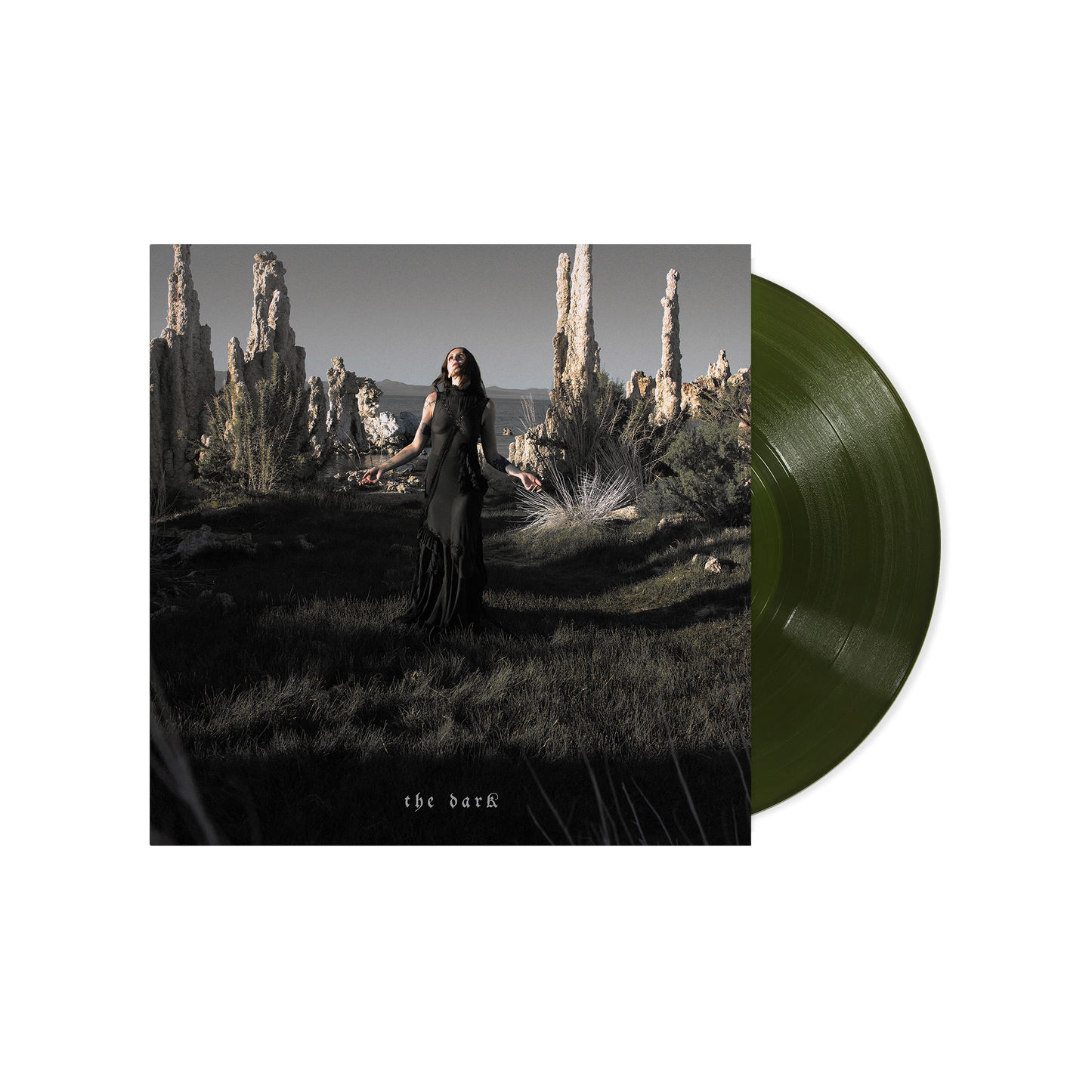 PRE-ORDER: Chelsea Wolfe "The Dark" LP (SIGNED INSERT Indie Exclusive Translucent Dark Green Grass Color Vinyl)