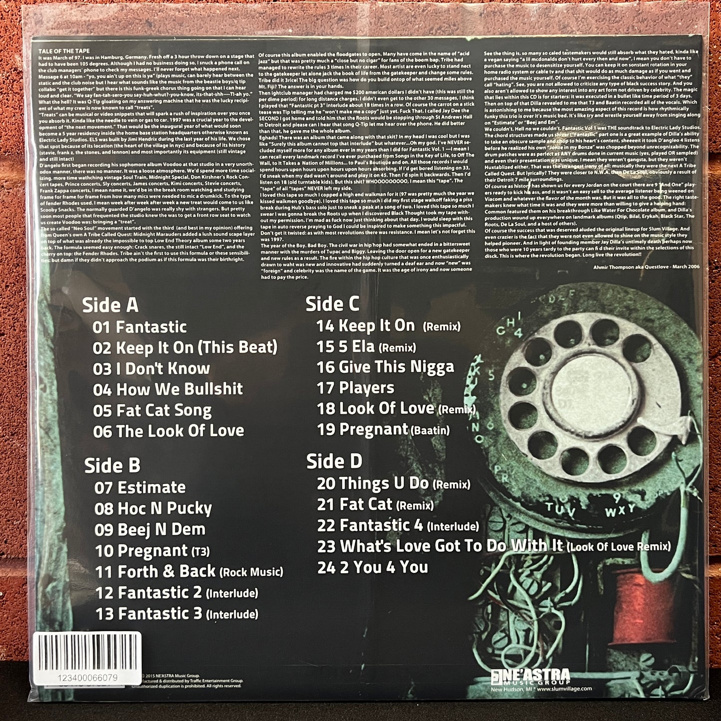Used Vinyl: Slum Village "Fan-Tas-Tic Vol. 1" 2xLP (2015 Press)