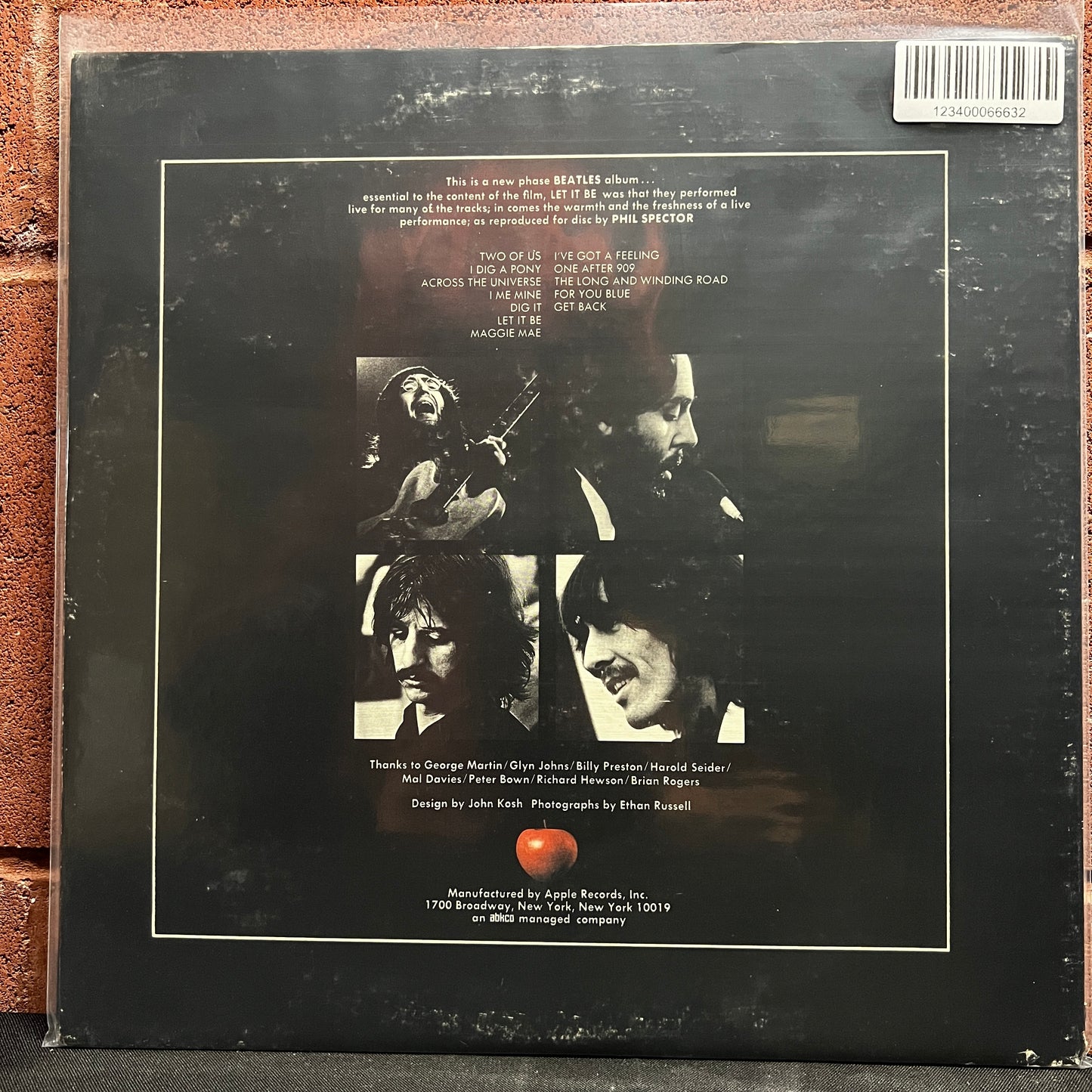 Used Vinyl: The Beatles "Let It Be" LP (1970 Press)