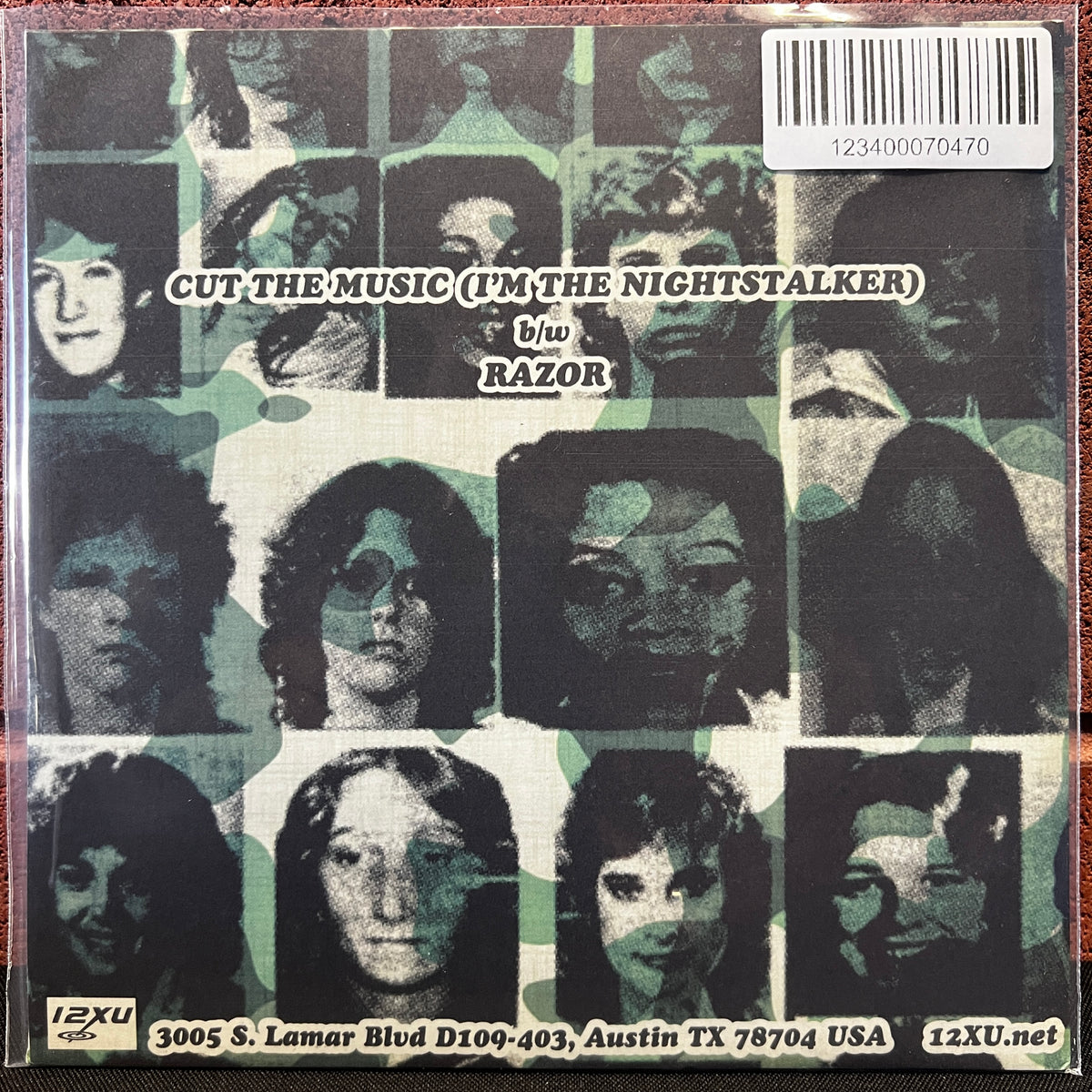 Used Vinyl: The Unholy Two "Cut The Music (I'm The Nightstalker) b/w Razor" 7"