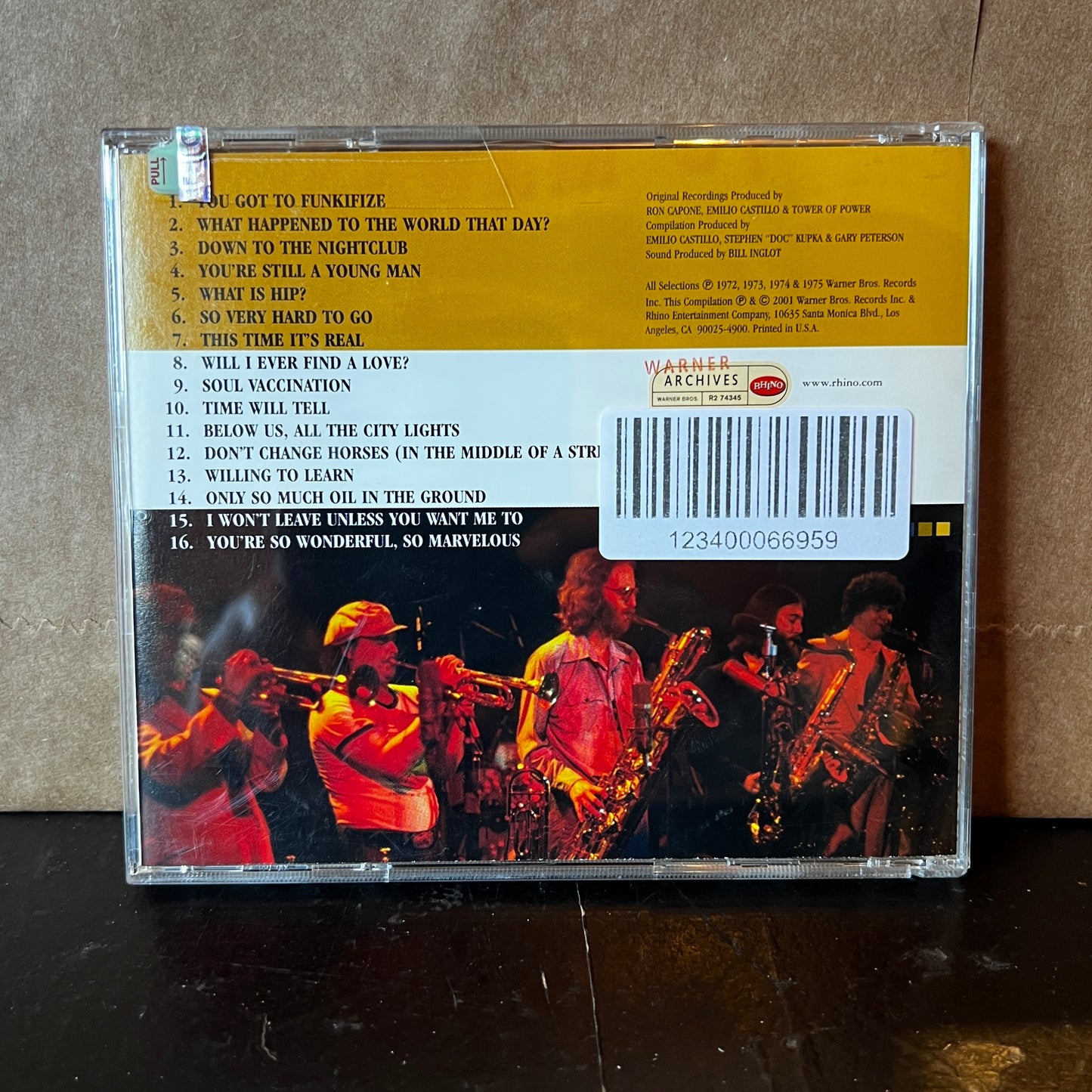 Used CD: Tower Of Power "The Very Best Of - The Warner Years" CD (2001 Press)