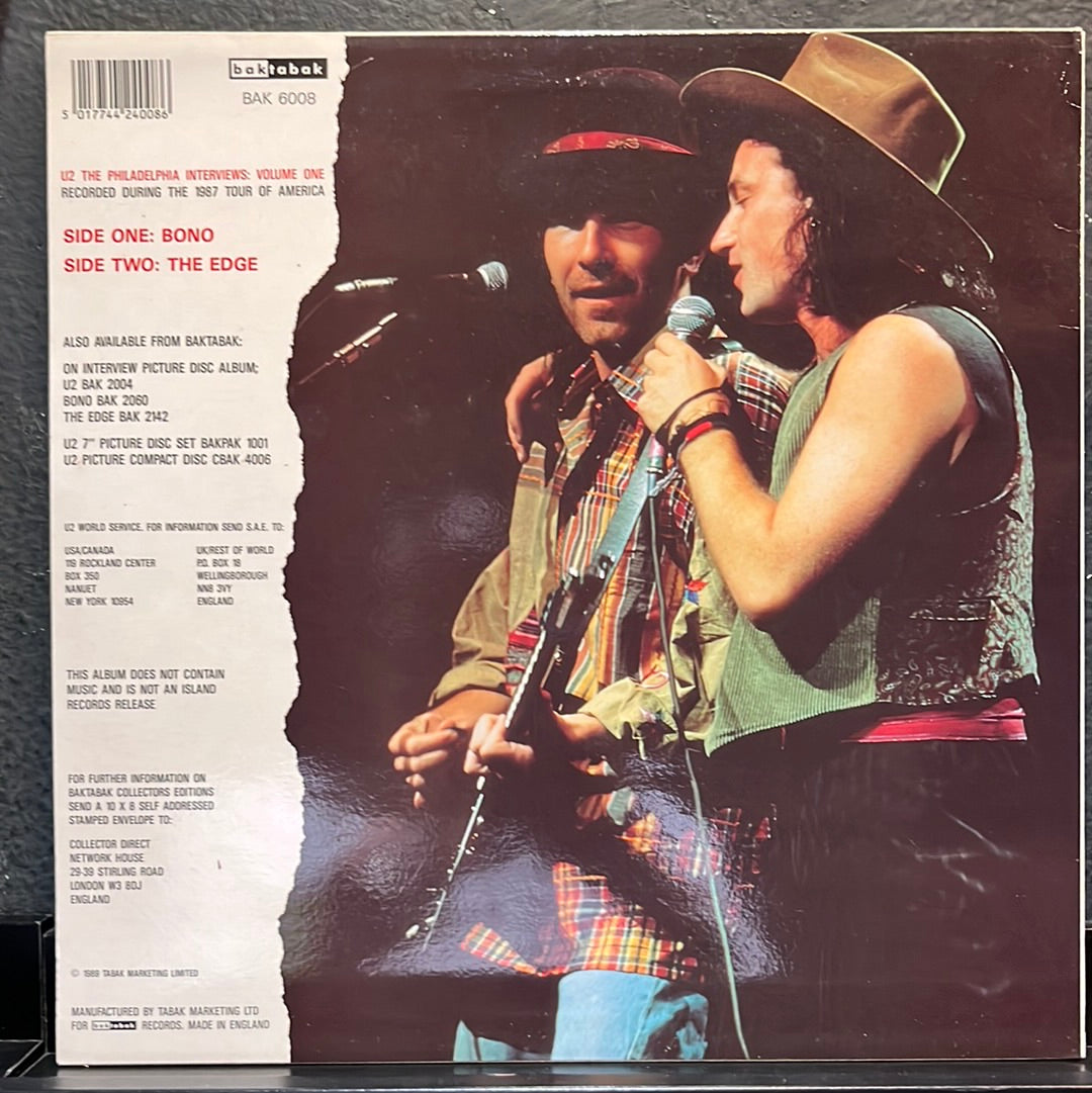 Used Vinyl: U2 “The Philadelphia Interviews: Volume One” 12" (Red Vinyl)