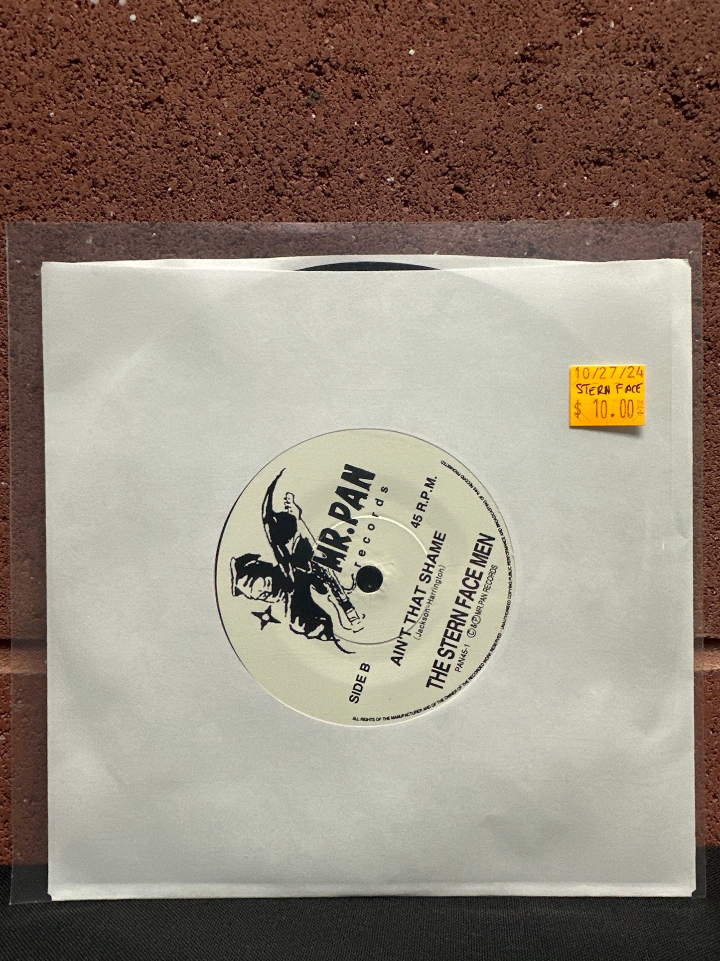 Used Vinyl: The Stern Face Men "Floodgate / Ain't That A Shame" 7"