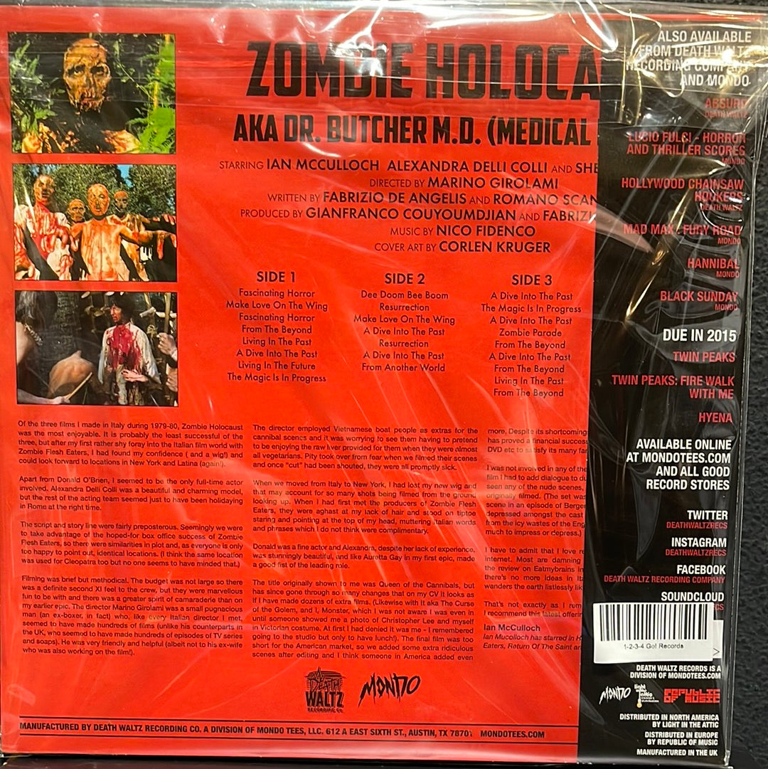 USED VINYL: Nico Fidenco “Zombi Holocaust” 2xLP (Blue & Green Vinyl)