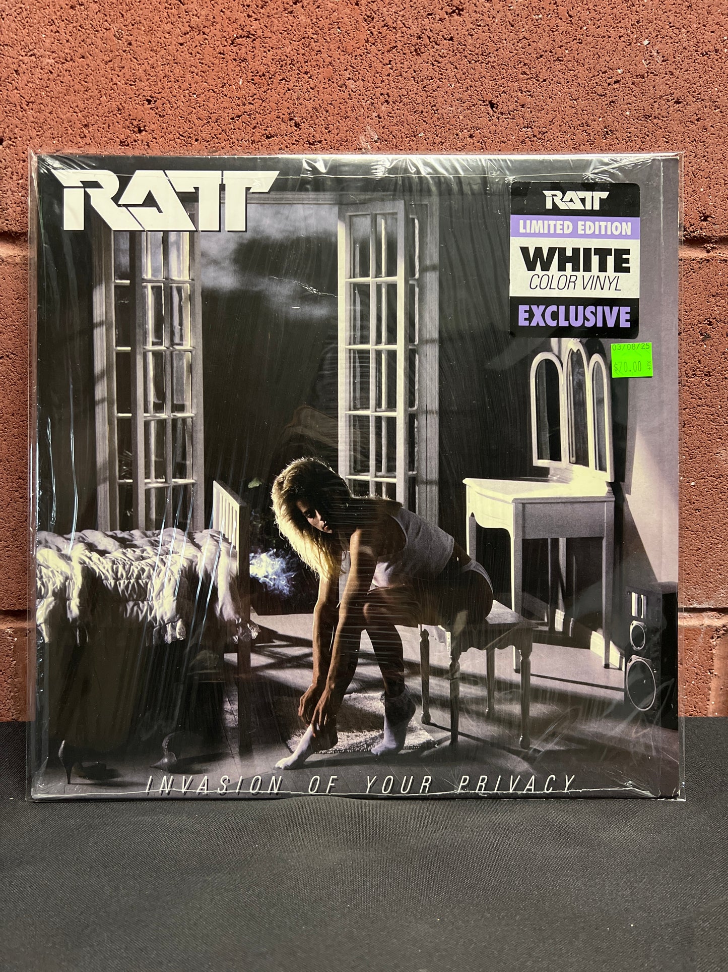 Used Vinyl: Ratt "Invasion Of Your Privacy" LP (White Vinyl)