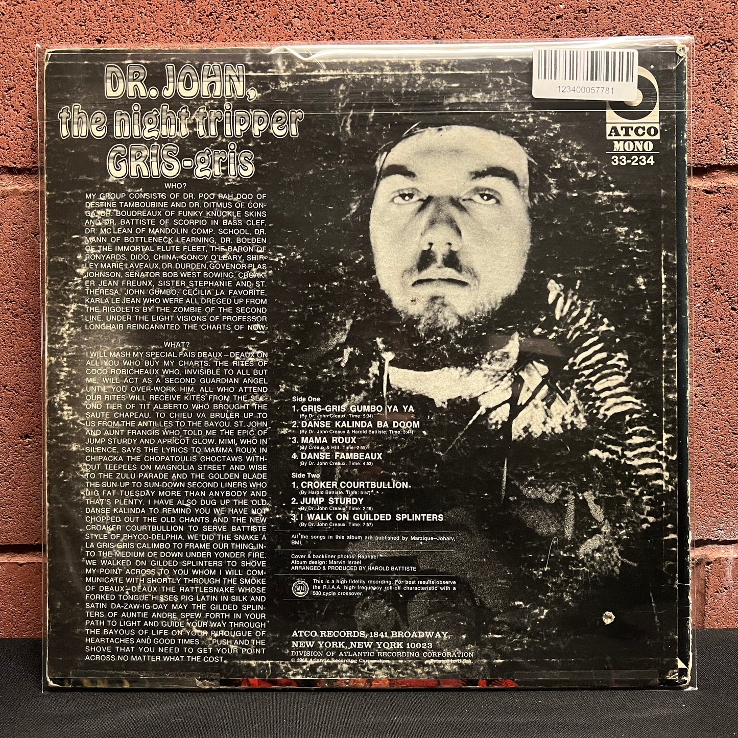 Used Vinyl: Dr. John, The Night Tripper "Gris-Gris" LP (1968 Mono pressing)