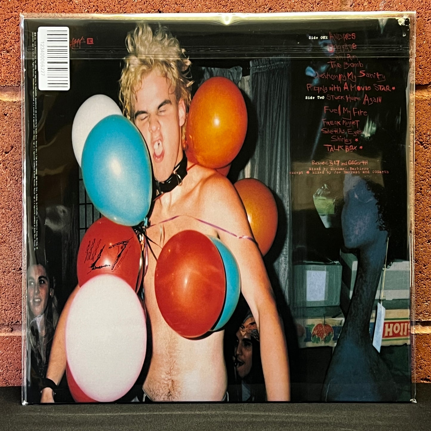 Used Vinyl: L7 "Hungry For Stink" LP (1994 Press - Blue Vinyl)