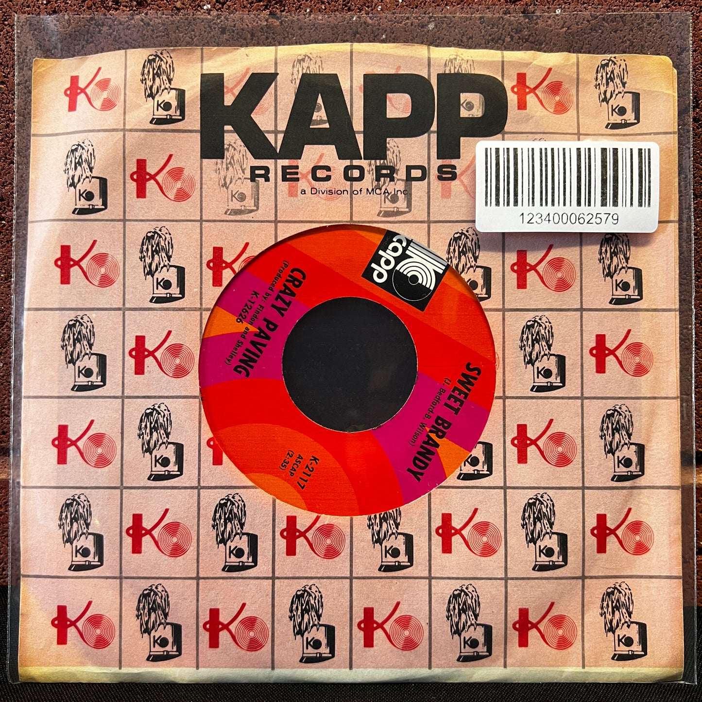 Used Vinyl: Crazy Paving "Anytime Sunshine / Sweet Brandy" 7"
