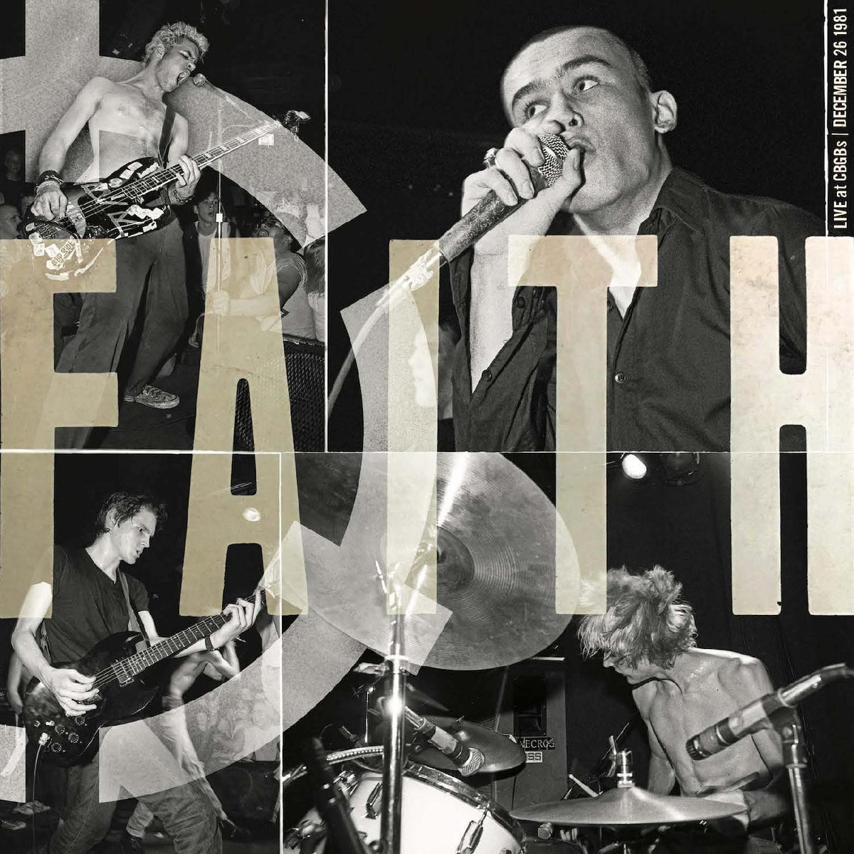 PRE-ORDER: Faith "Live at CBGB's" LP (Red Vinyl)
