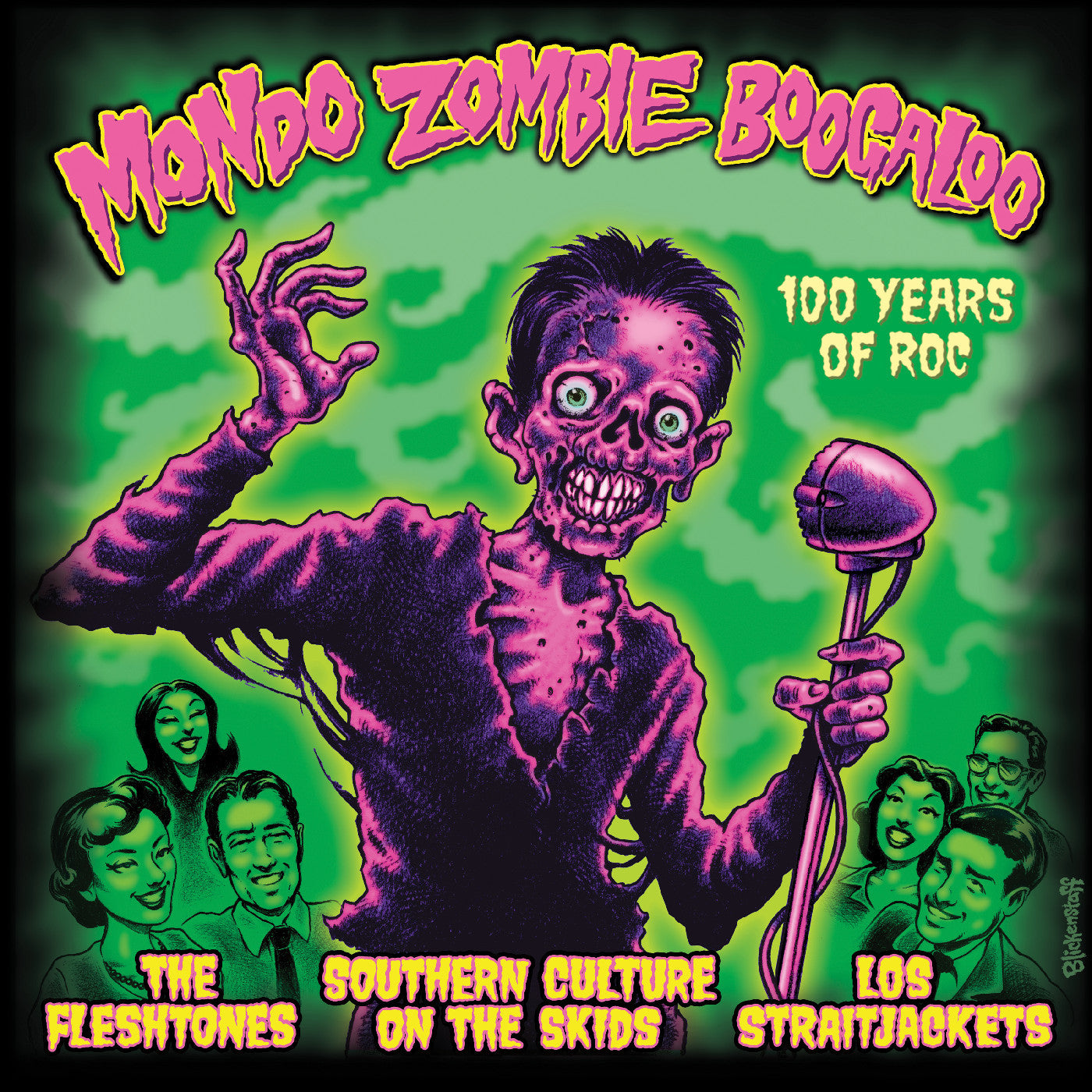 PRE-ORDER: Los Straitjackets, Southern Culture on the Skids, and The Fleshtones "Mondo Zombie Boogaloo" CD