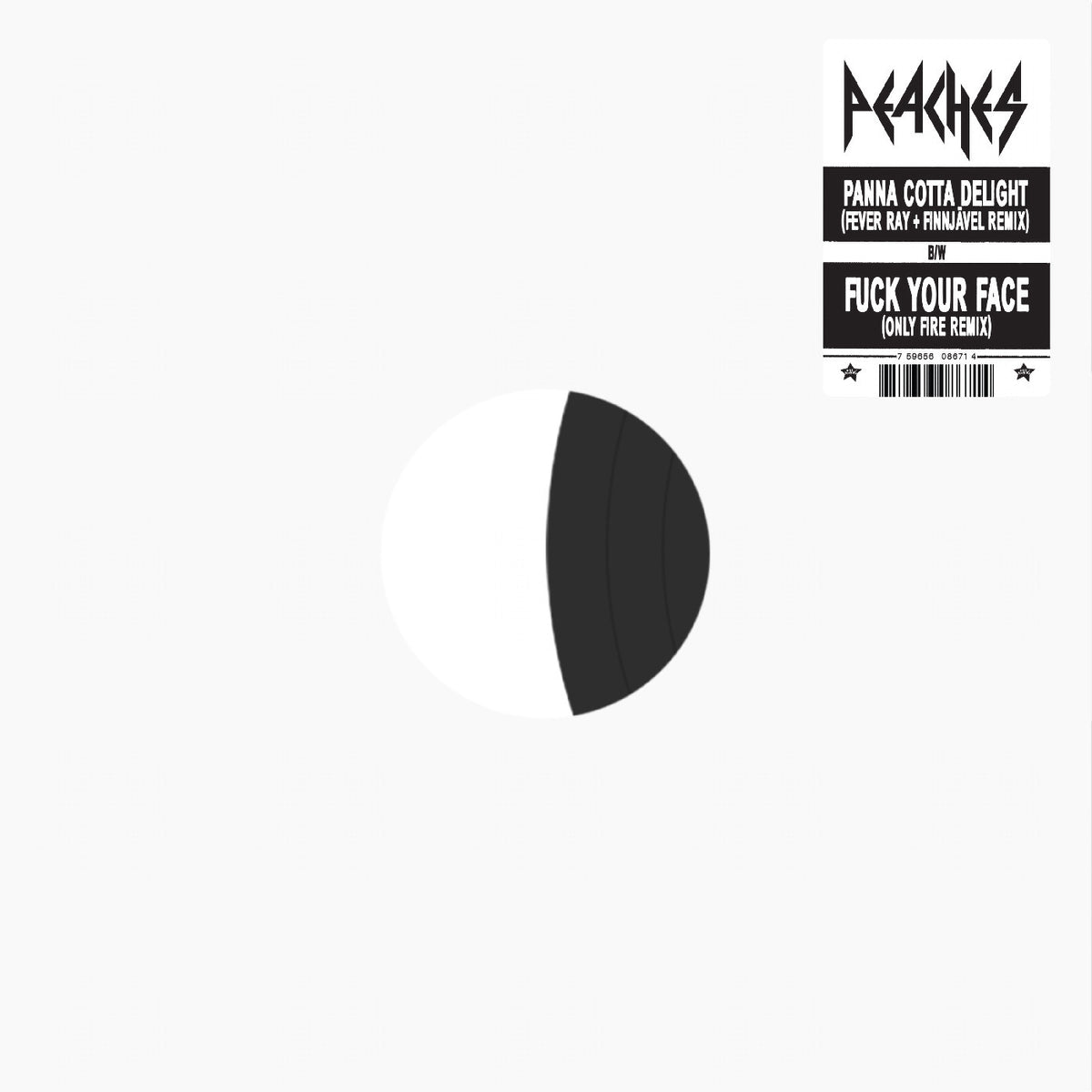 PRE-ORDER: Peaches "Peaches Remix 12" - Fever Ray b/w Only Fire" 12" Single (Limited Edition)