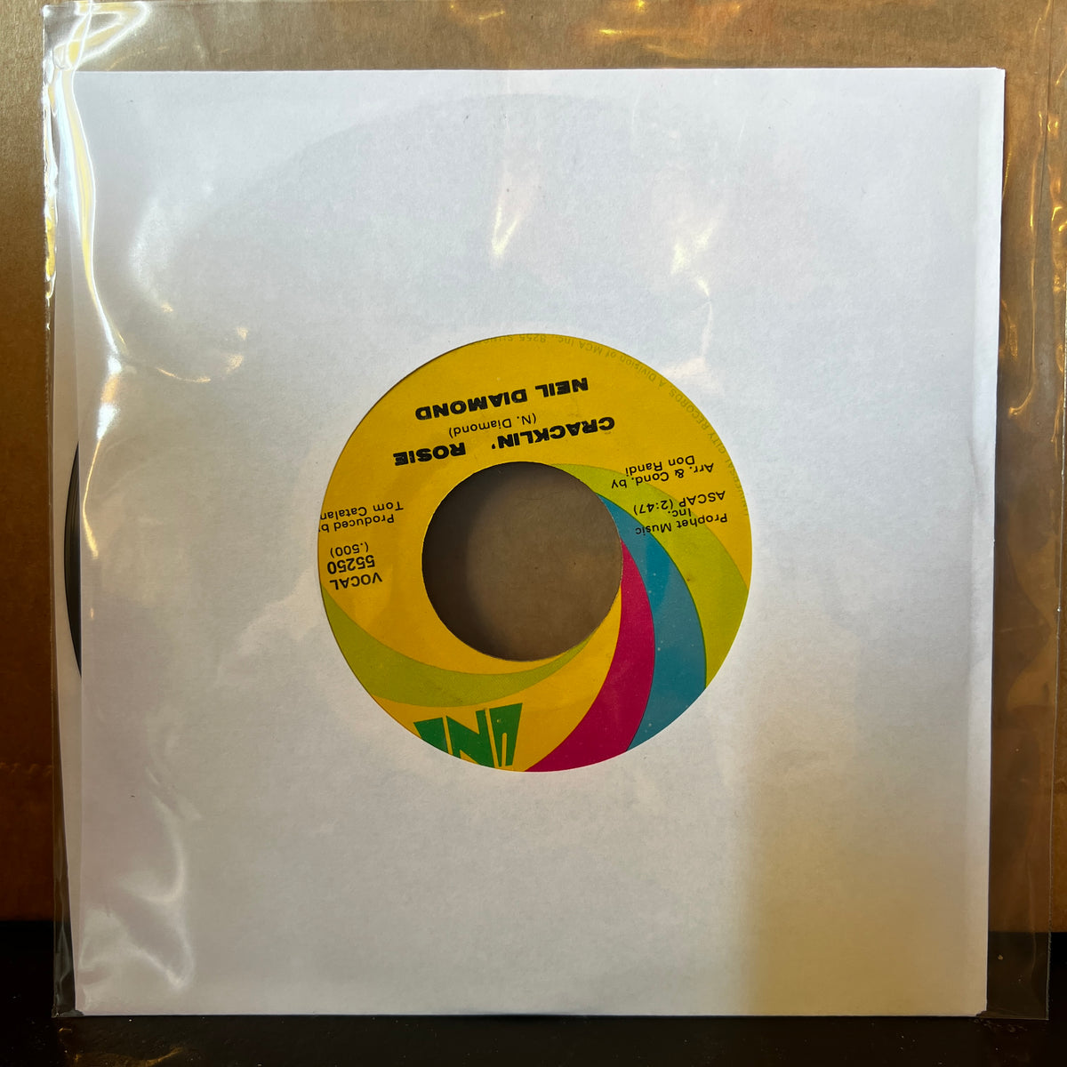 Used Vinyl: Neil Diamond "Cracklin' Rosie / Lordy" 7"
