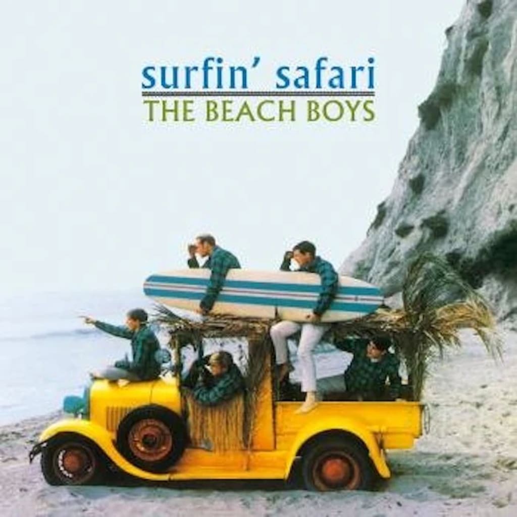 The Beach Boys "Surfin Safari" LP (180g Crystal Clear Vinyl, IMPORT)