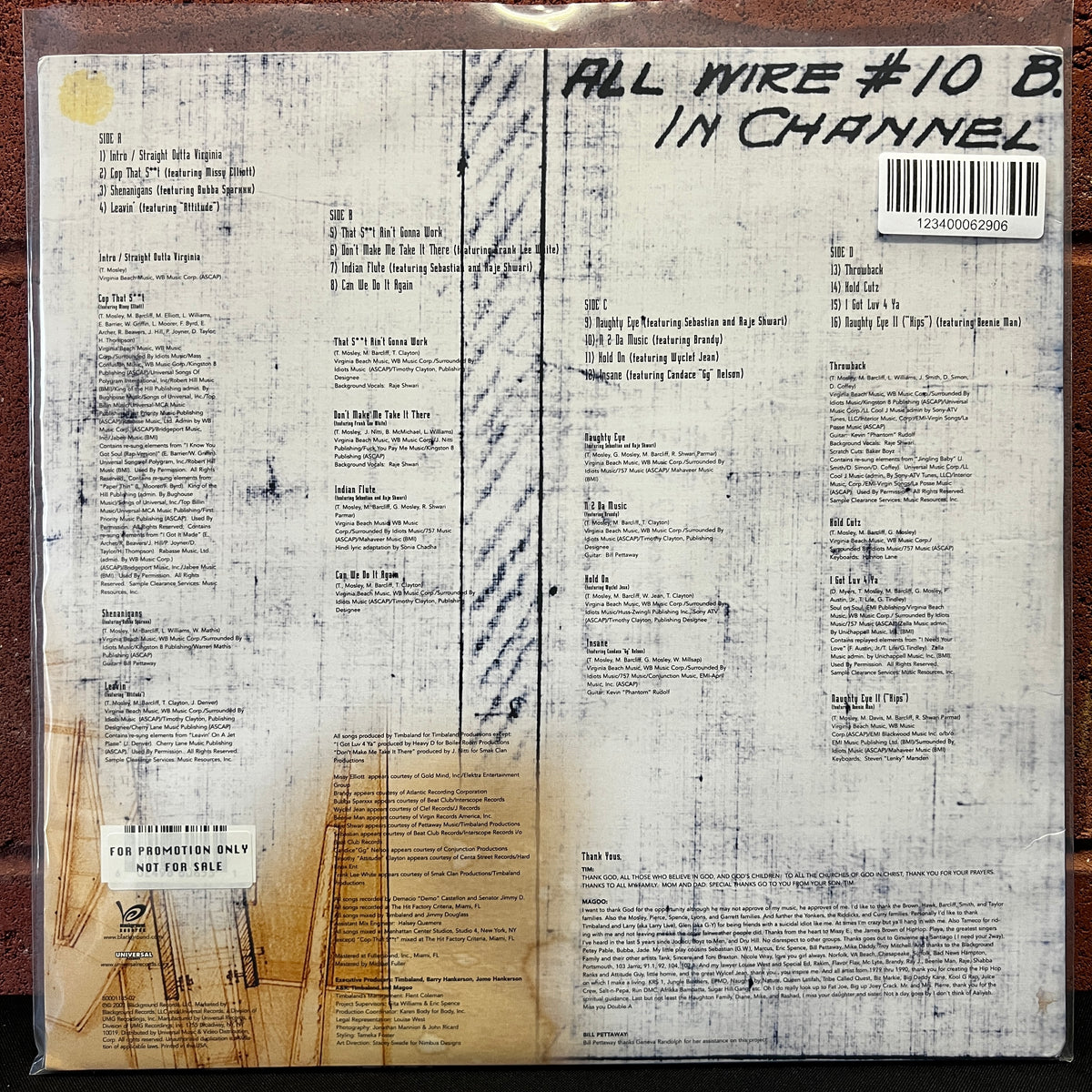 Used Vinyl: Timbaland and Magoo "Under Construction" 2xLP (Promo)