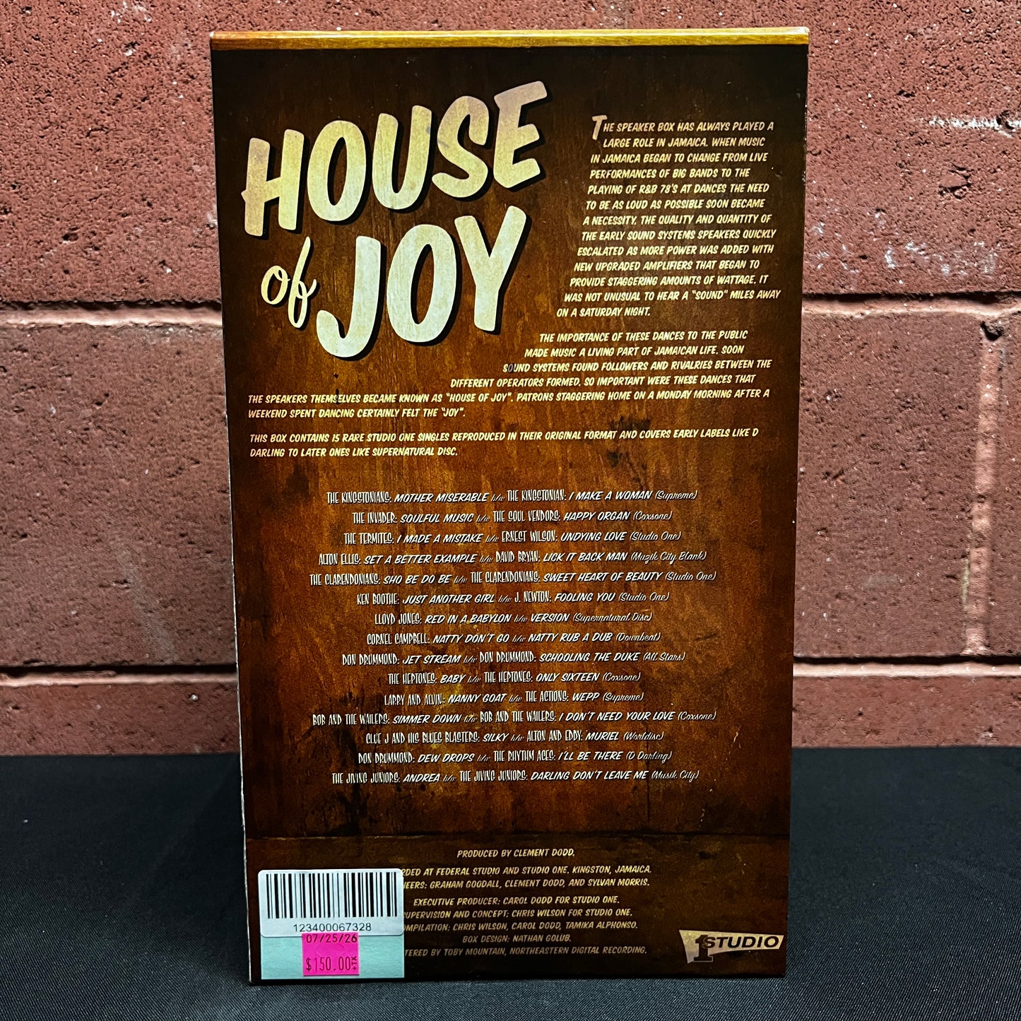 Used Vinyl: V/A - "House Of Joy" 15x7" Box Set (2017 Press)