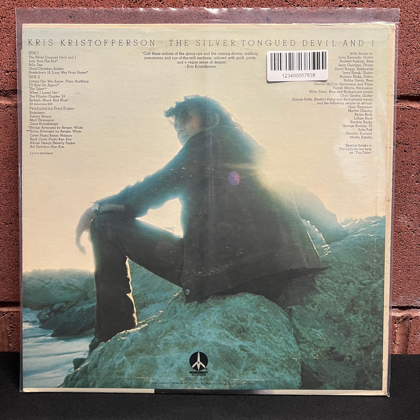 Used Vinyl: Kris Kristofferson "Silver Tongued Devil And I" LP