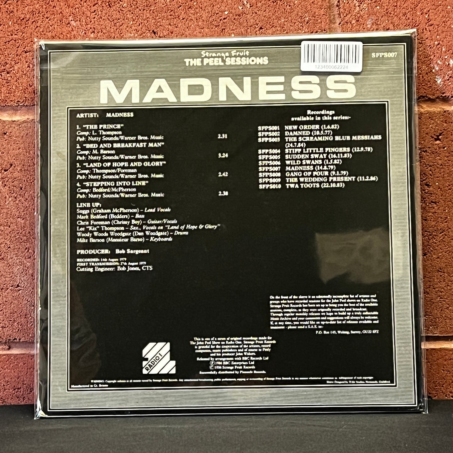 Used Vinyl: Madness "Peel Sessions" 12" EP (1986 UK press, black labels)
