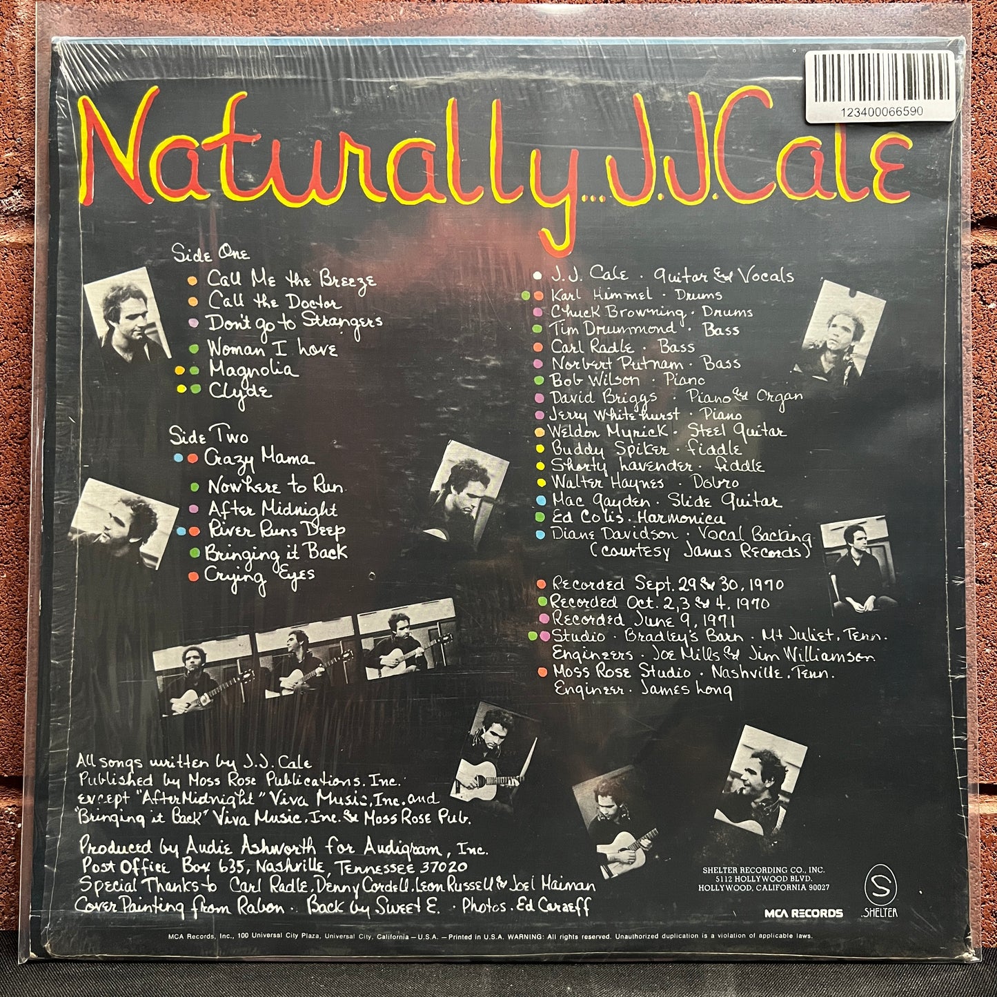Used Vinyl: J.J. Cale "Natural" LP (Late 70's Press)