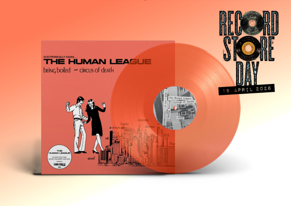 The Human League "Being Boiled (Expanded)" 12" (Indie Exclusive Transparent Orange Vinyl, Import) (RSD UK 2026)