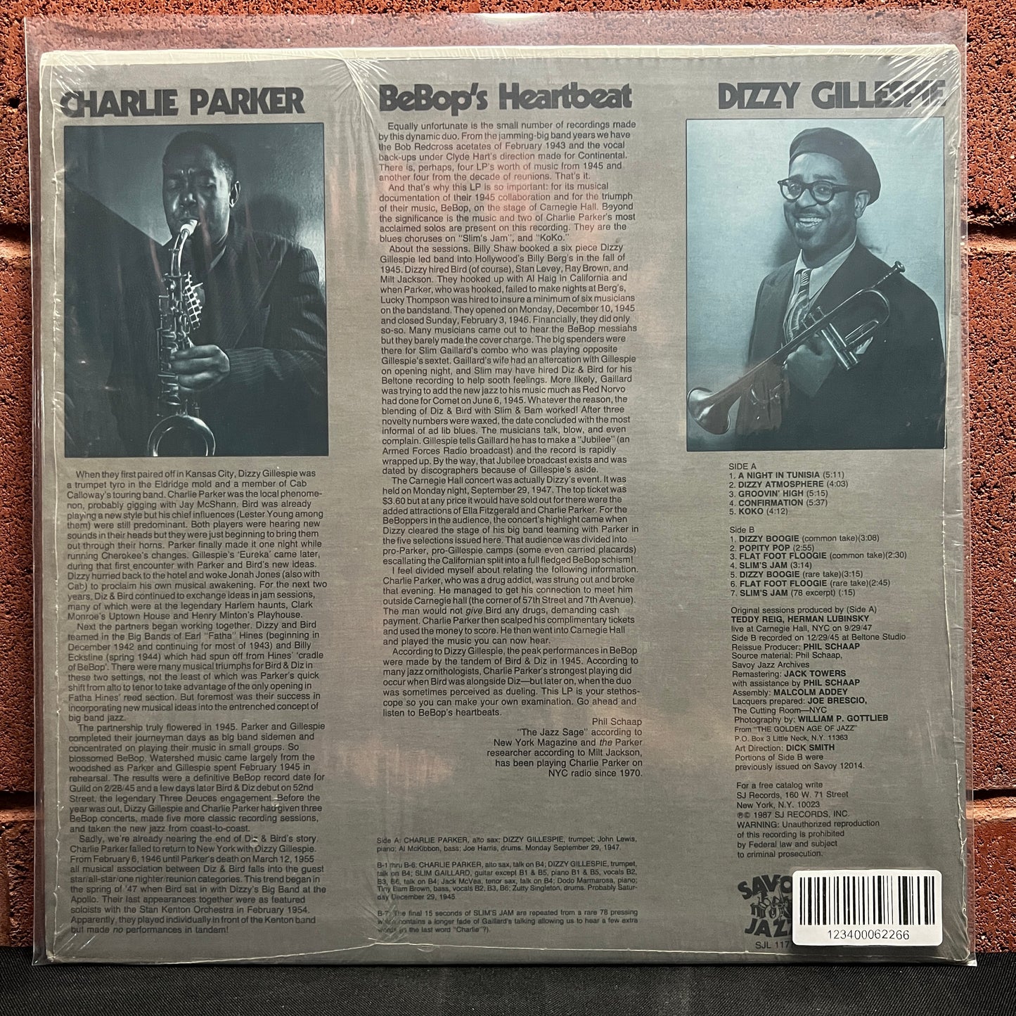 Used Vinyl: Charlie Parker, Dizzy Gillespie "Bebop's Heartbeat" LP
