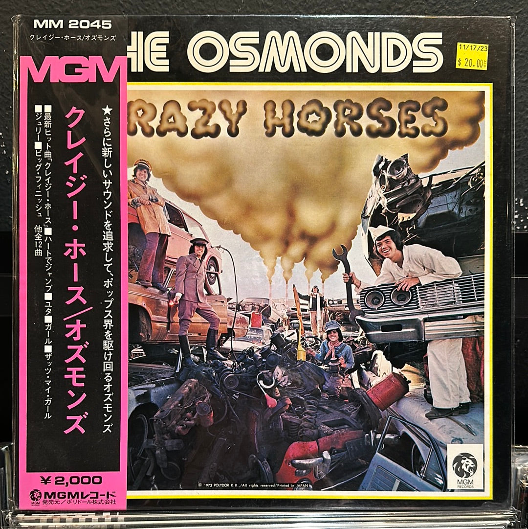 Used Vinyl:  The Osmonds "Crazy Horses" LP (Japanese Press)