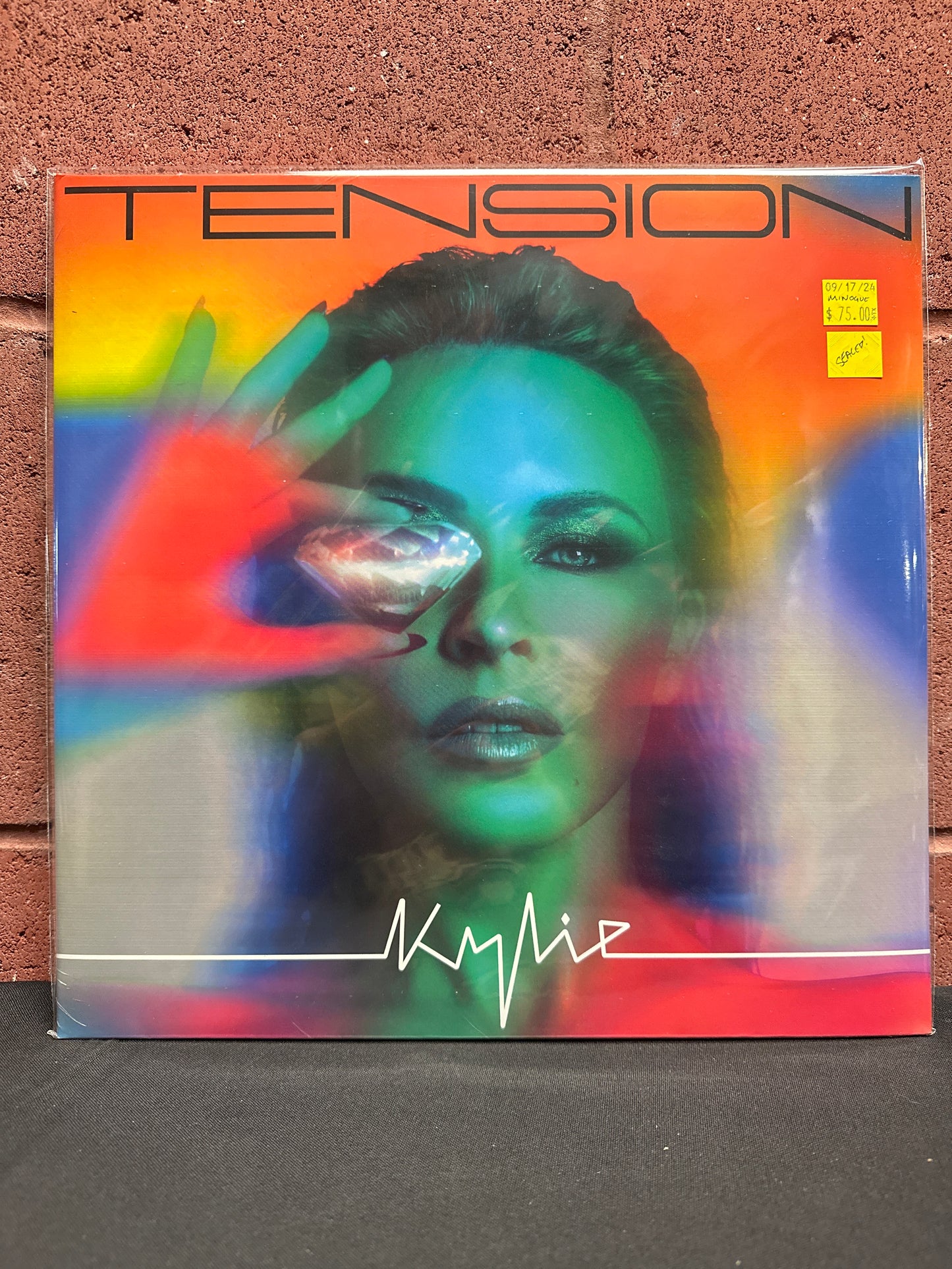 Used Vinyl: Kylie Minogue "Tension" LP (Silver vinyl)