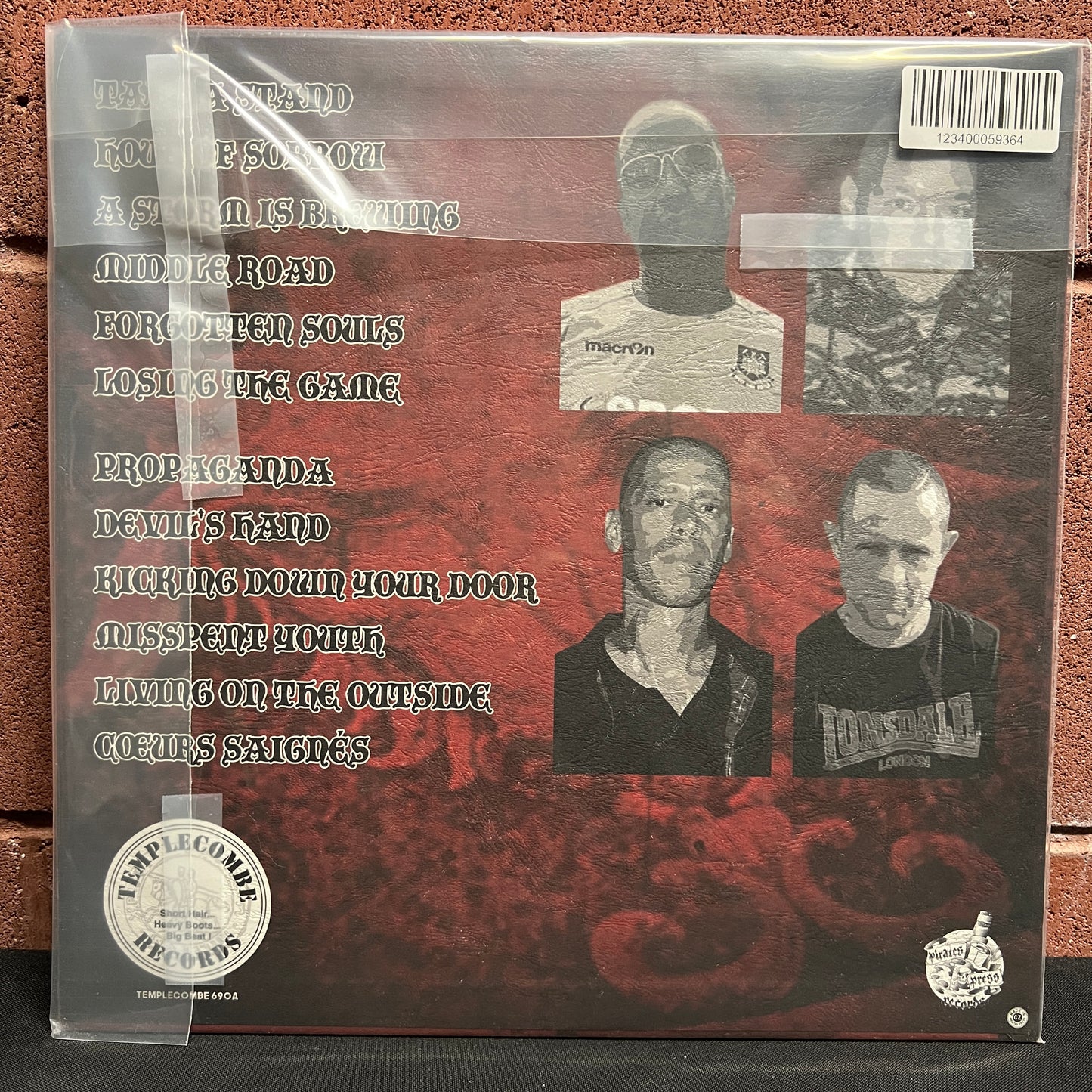 Used Vinyl: The Templars "Deus Vult" LP (Red w/Black & White Splatter Vinyl)