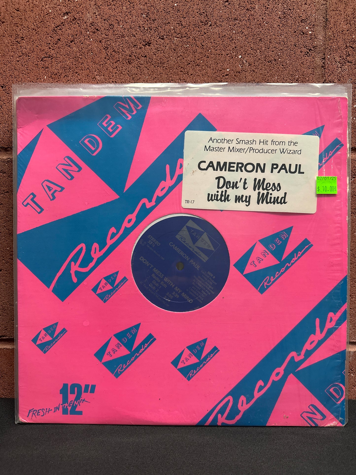 Used Vinyl: Cameron Paul "Don't Mess With Mind" 12"