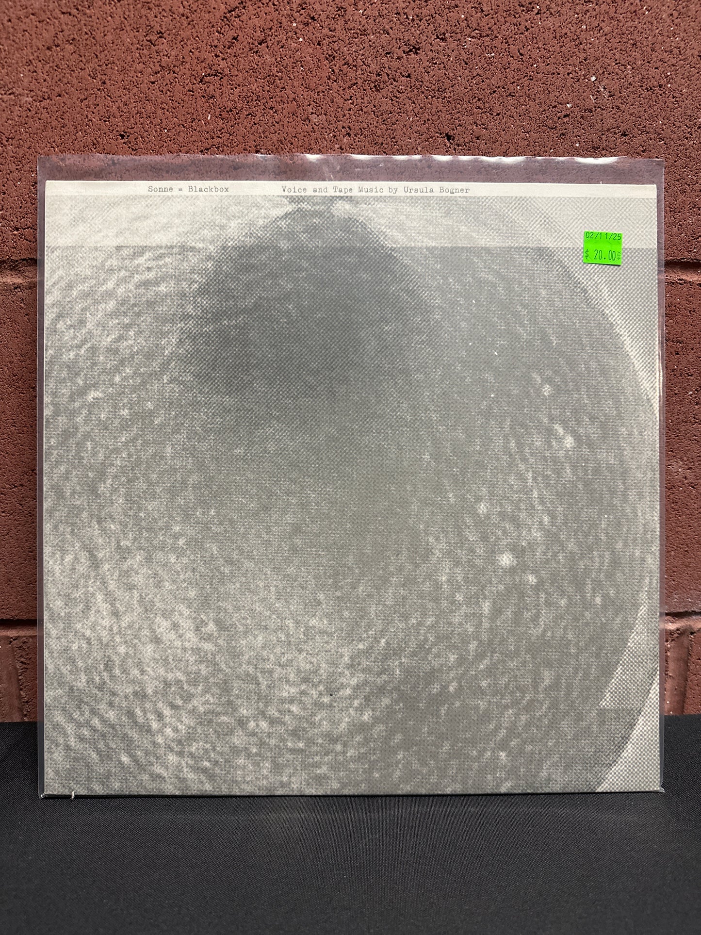 Used Vinyl: Ursula Bogner "Sonne = Blackbox" LP