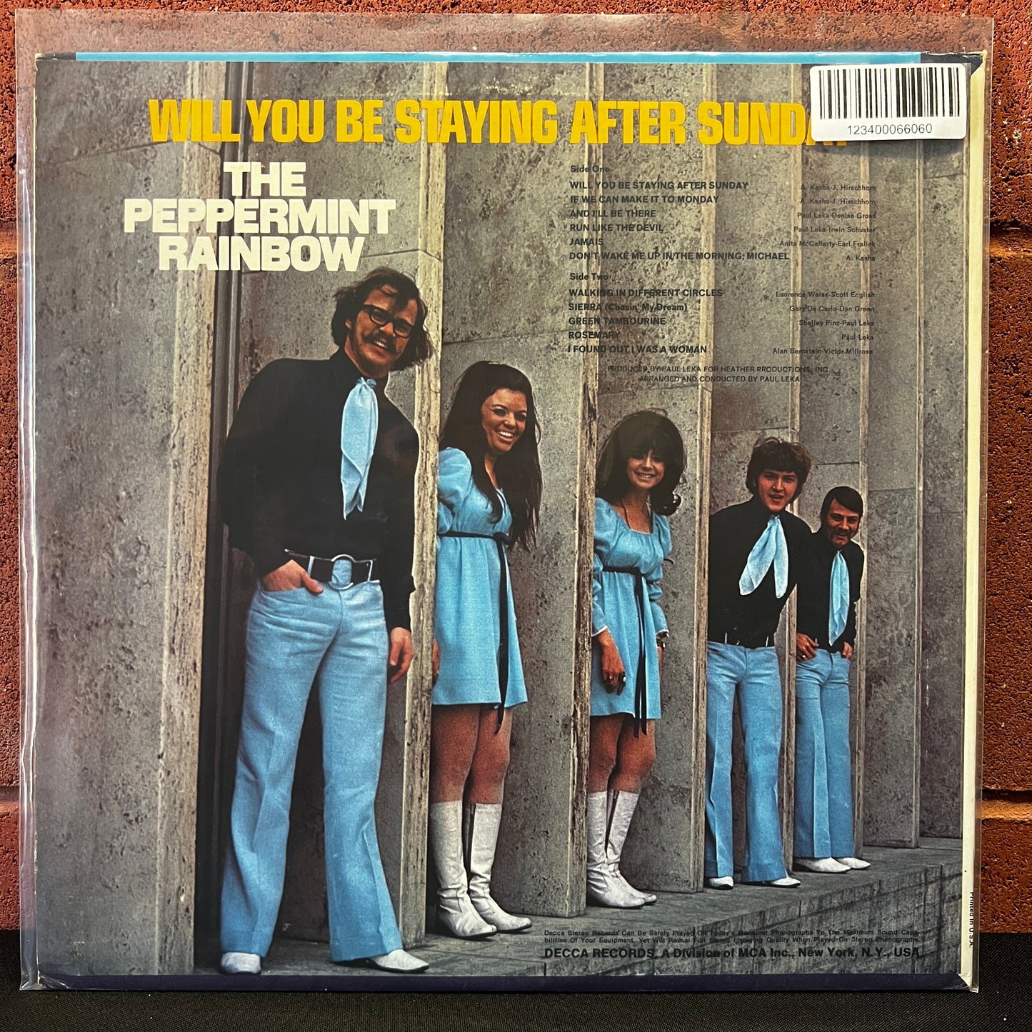Used Vinyl: The Peppermint Rainbow "Will You Be Staying After Sunday" LP (1969 Press)