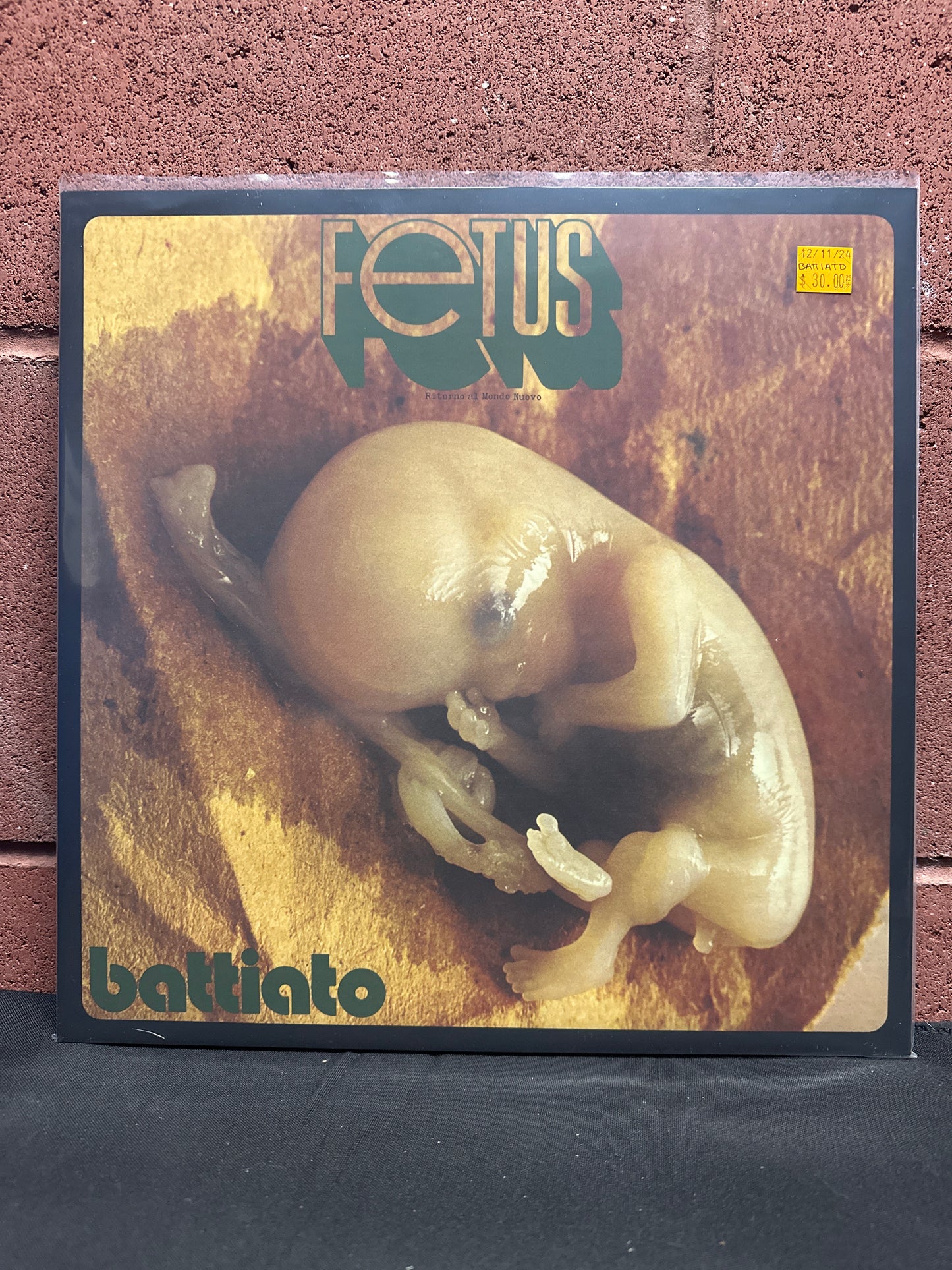 Used Vinyl: Franco Battiato "Fetus" LP