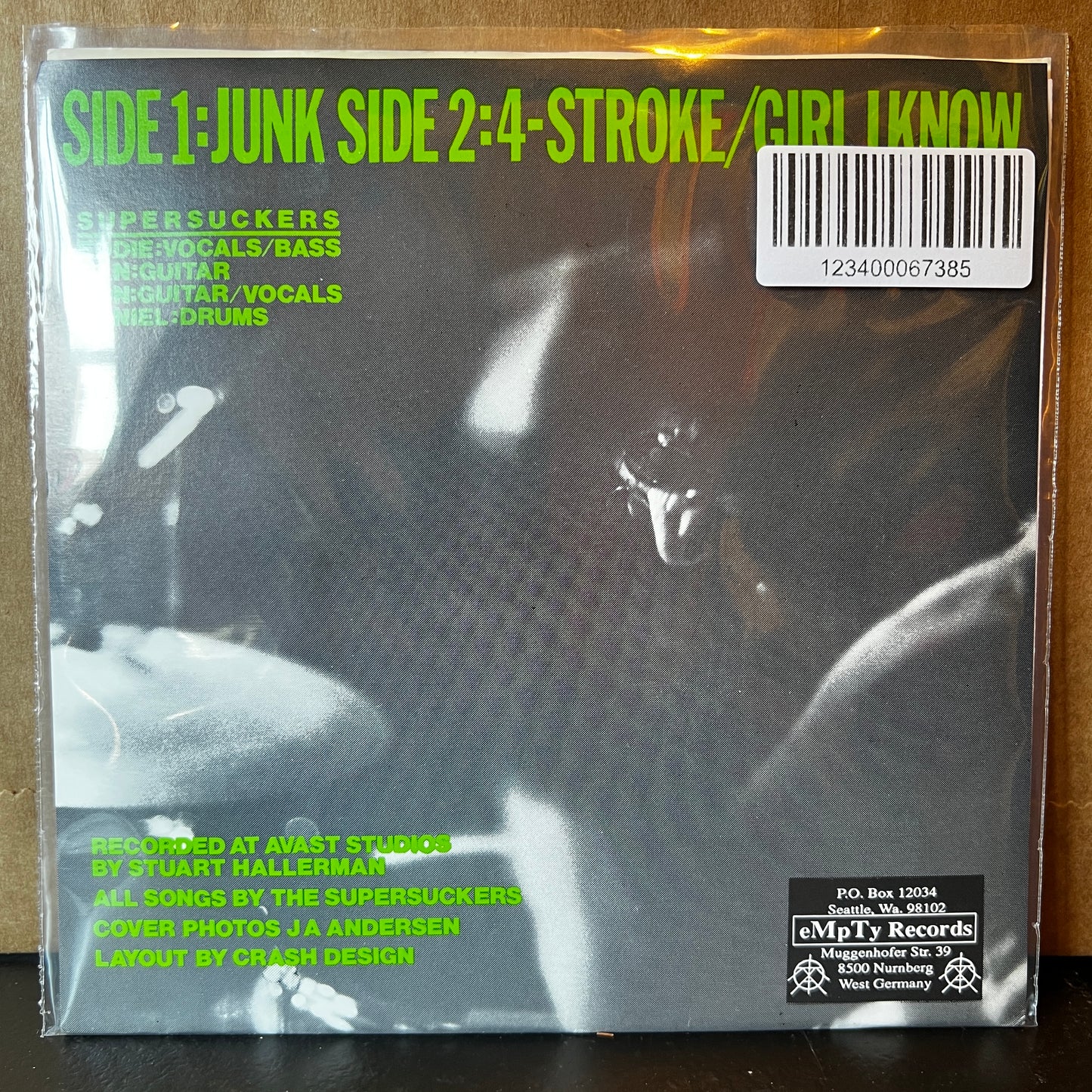 Used Vinyl: Supersuckers "Junk" 7" (1991 Press)