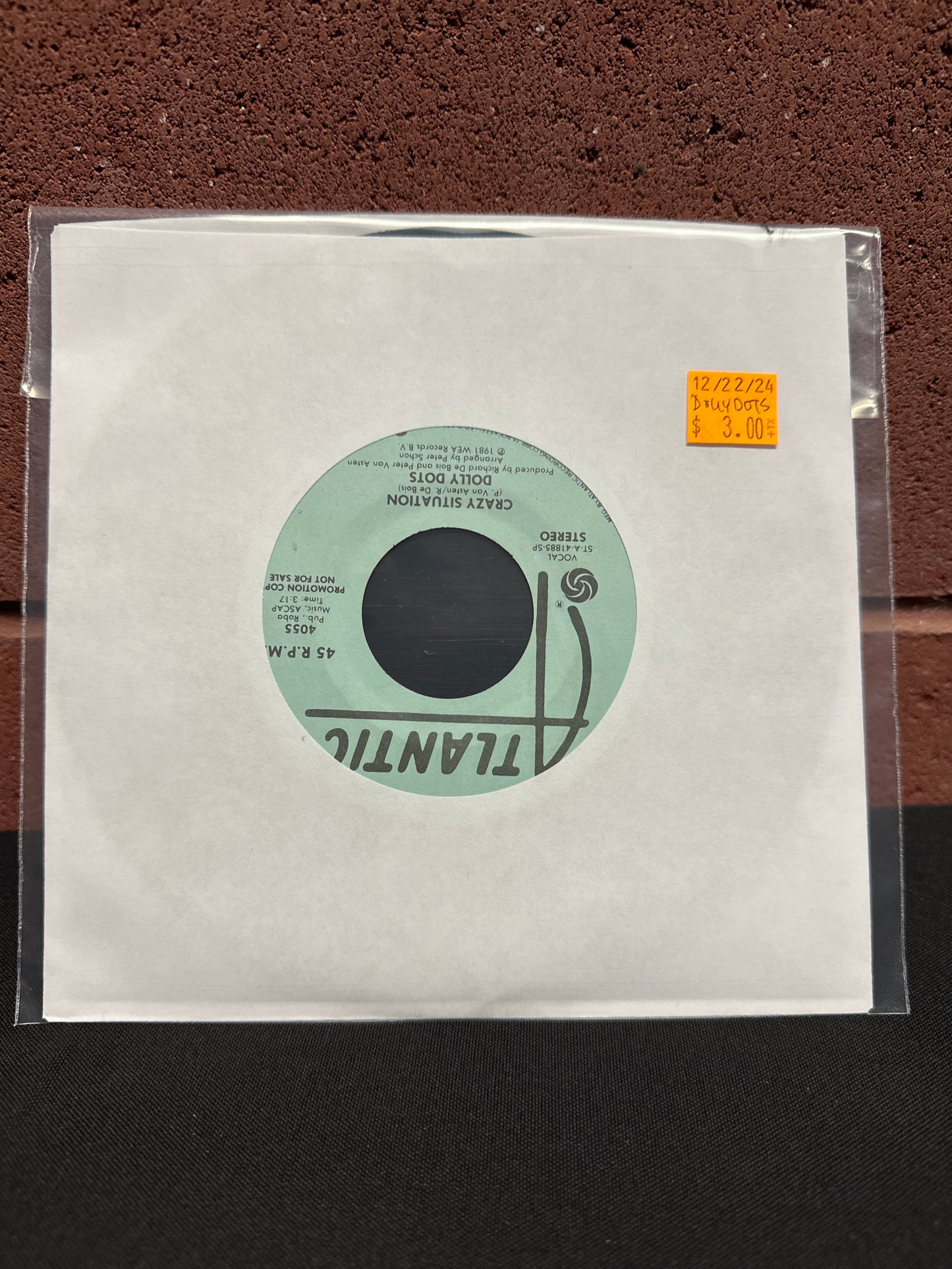 Used Vinyl: Dolly Dots "Crazy Situation" 7" (Promo)