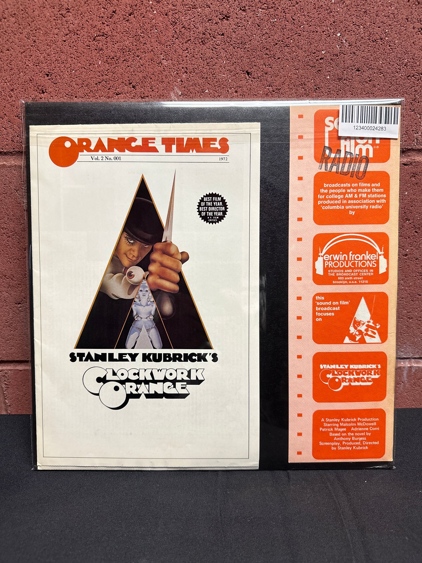 Used Vinyl: Joseph Gelmis ”'What Is A Man?' Five Views Of: Stanley Kubrick's 'A Clockwork Orange'” LP