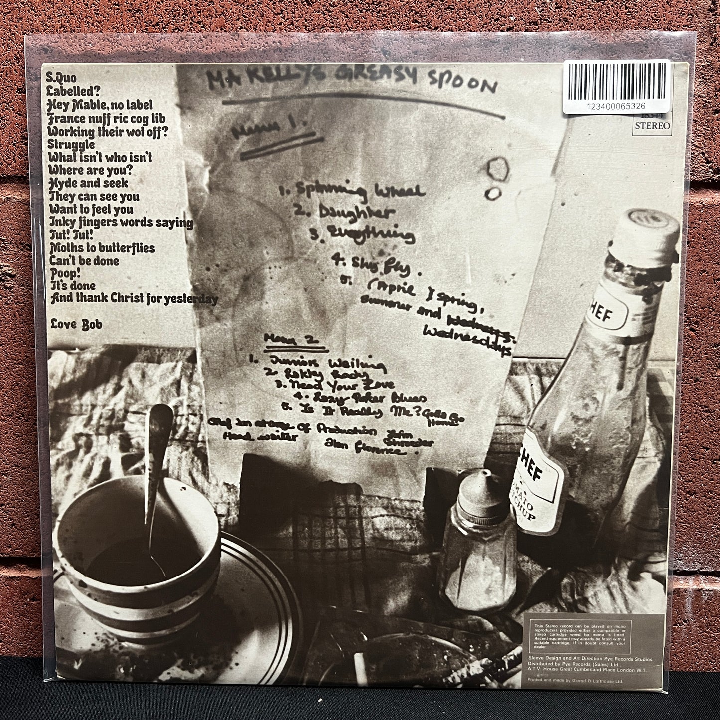 Used Vinyl: Status Quo "Ma Kelly's Greasy Spoon" LP