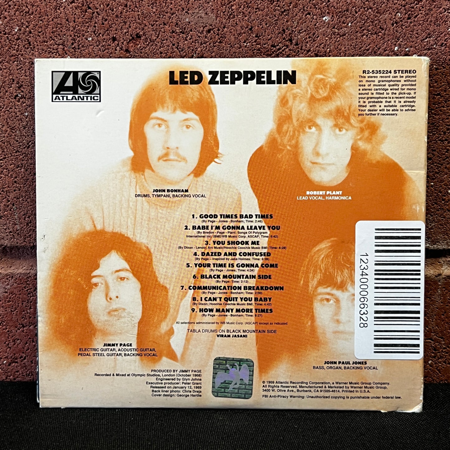 Used CD: Led Zeppelin "S/T" CD