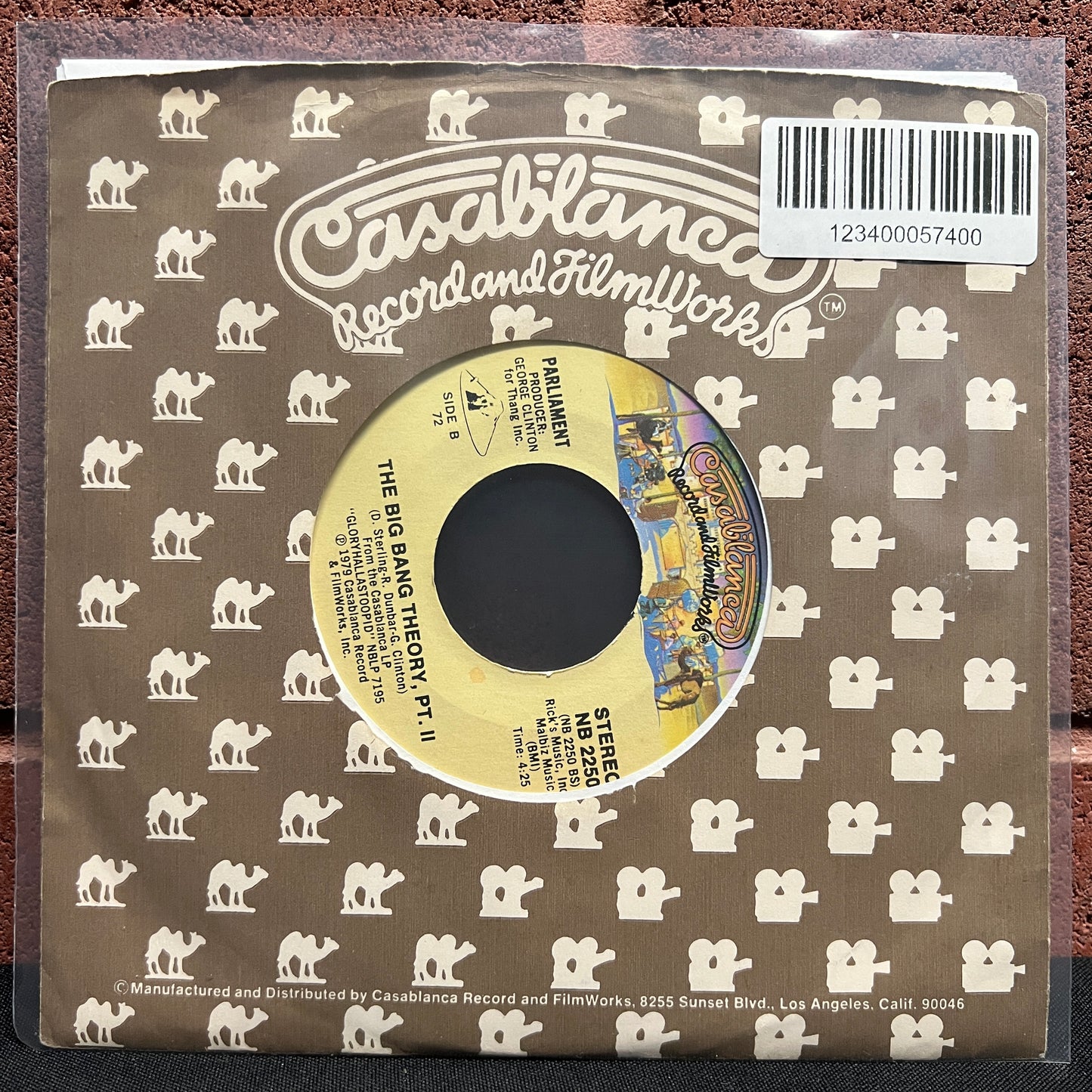 Used Vinyl: Parliament "The Big Bang Theory" 7" (1979 Press)