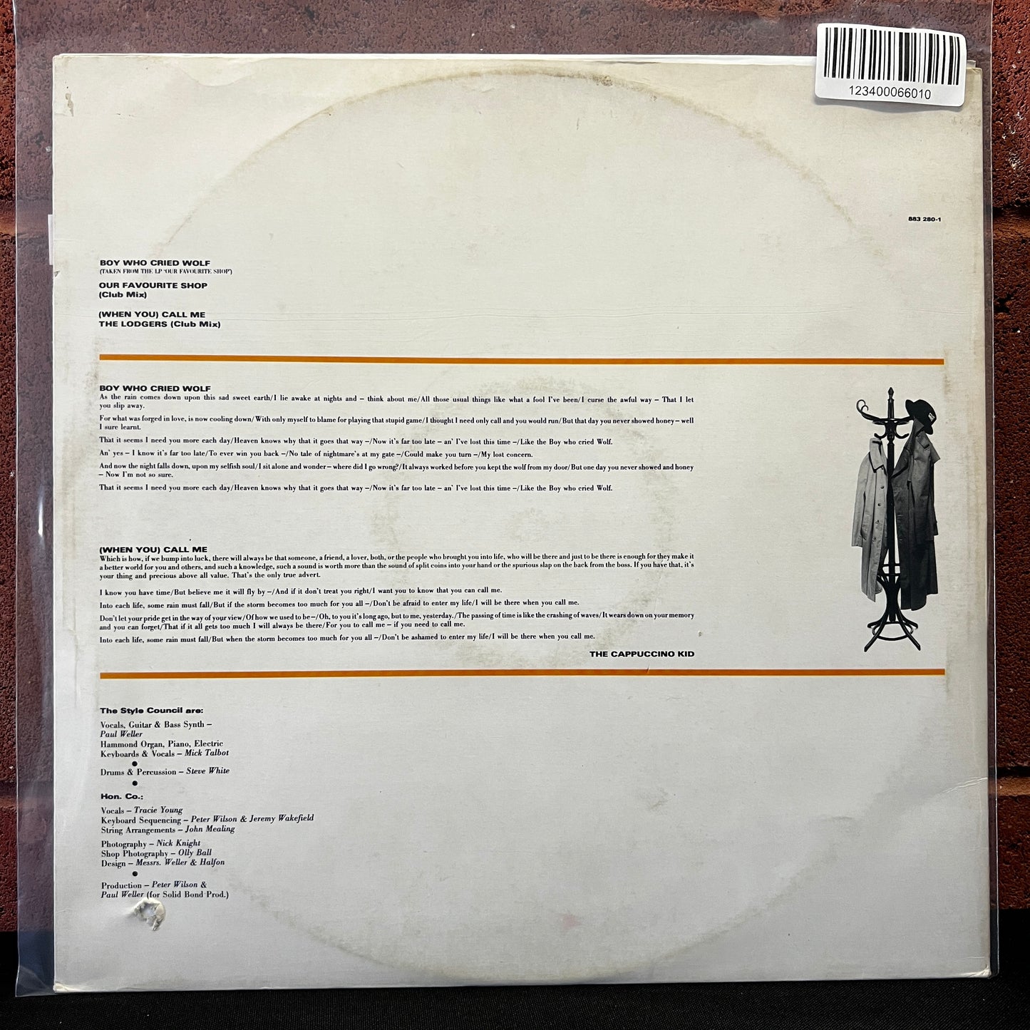 Used Vinyl: Used Vinyl: The Style Council "Boy Who Cried Wolf" 12" (1985 German Press)