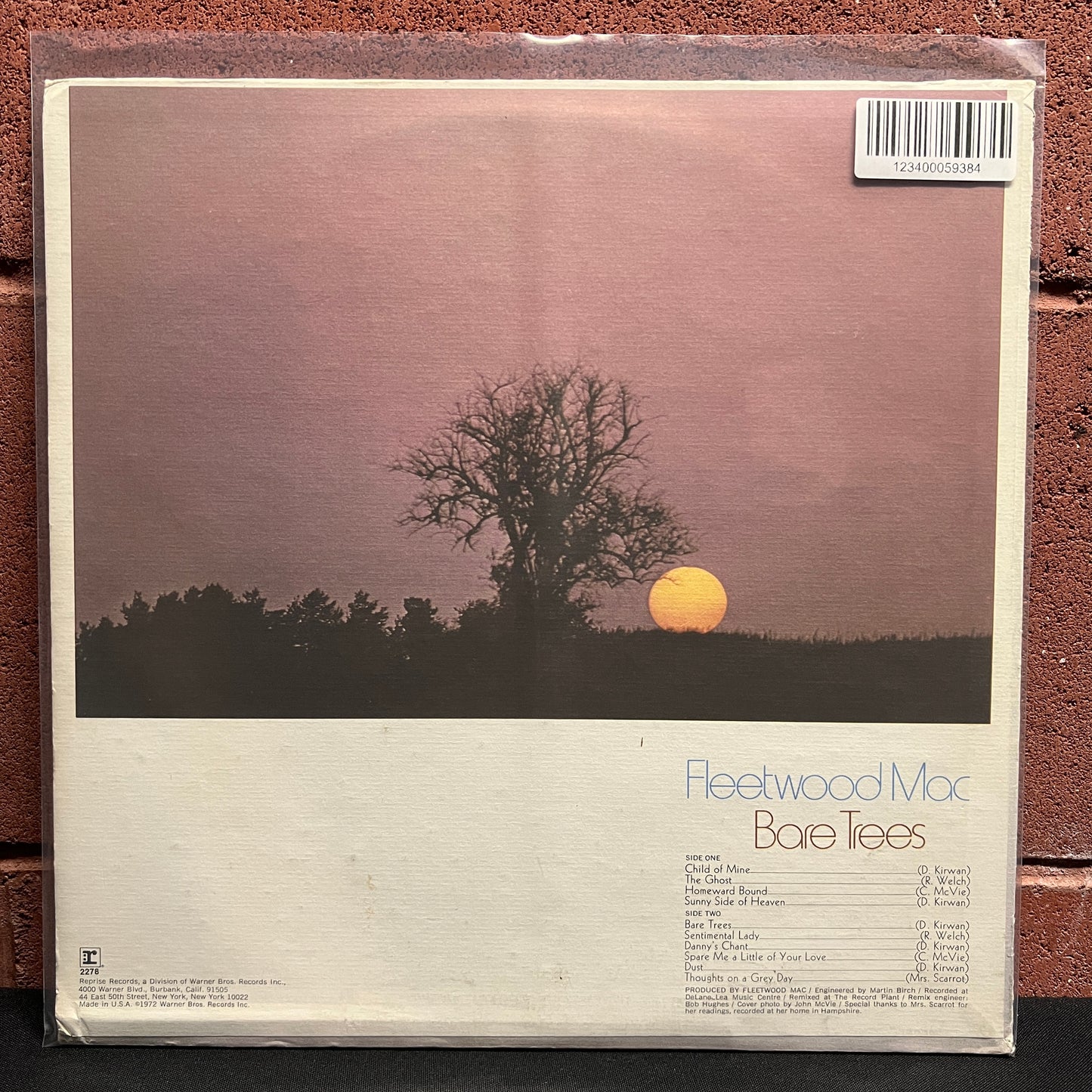 Used Vinyl: Fleetwood Mac "Bare Trees" LP (1977 Press)