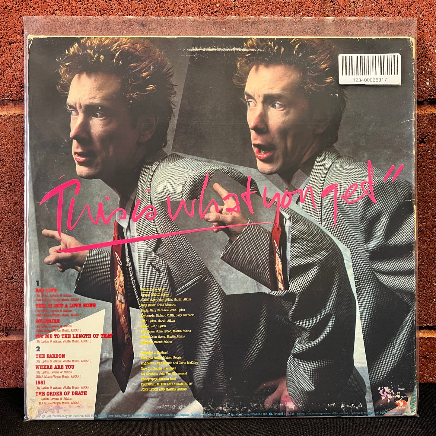 Used Vinyl: Public Image Ltd. "This Is What You Want... This Is What You Get" LP (1984 Press)
