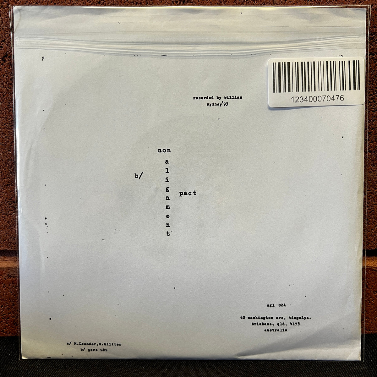 Used Vinyl: 3 Toed Sloth "Jukebox Single #2" 7" (2011 Aussie Press)