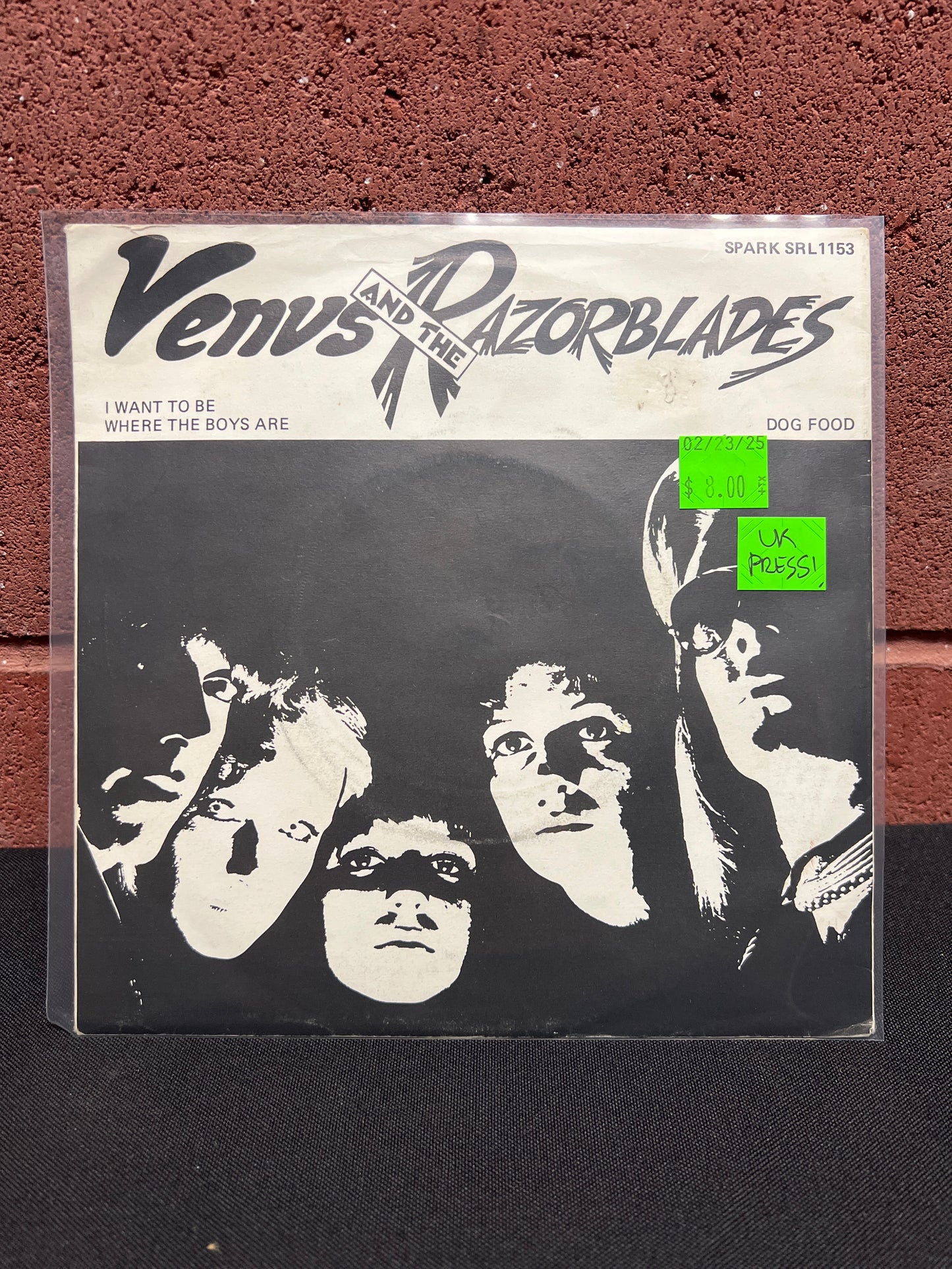 Used Vinyl: Venus And The Razorblades "I Want To Be Where The Boys Are" 7"